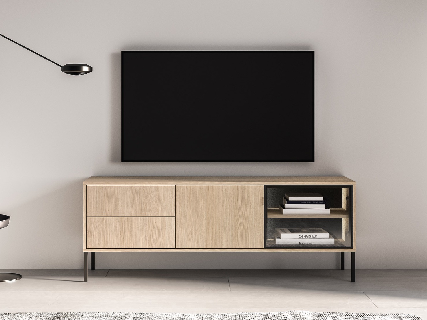 Meuble TV Virsalo 103 (Chêne)