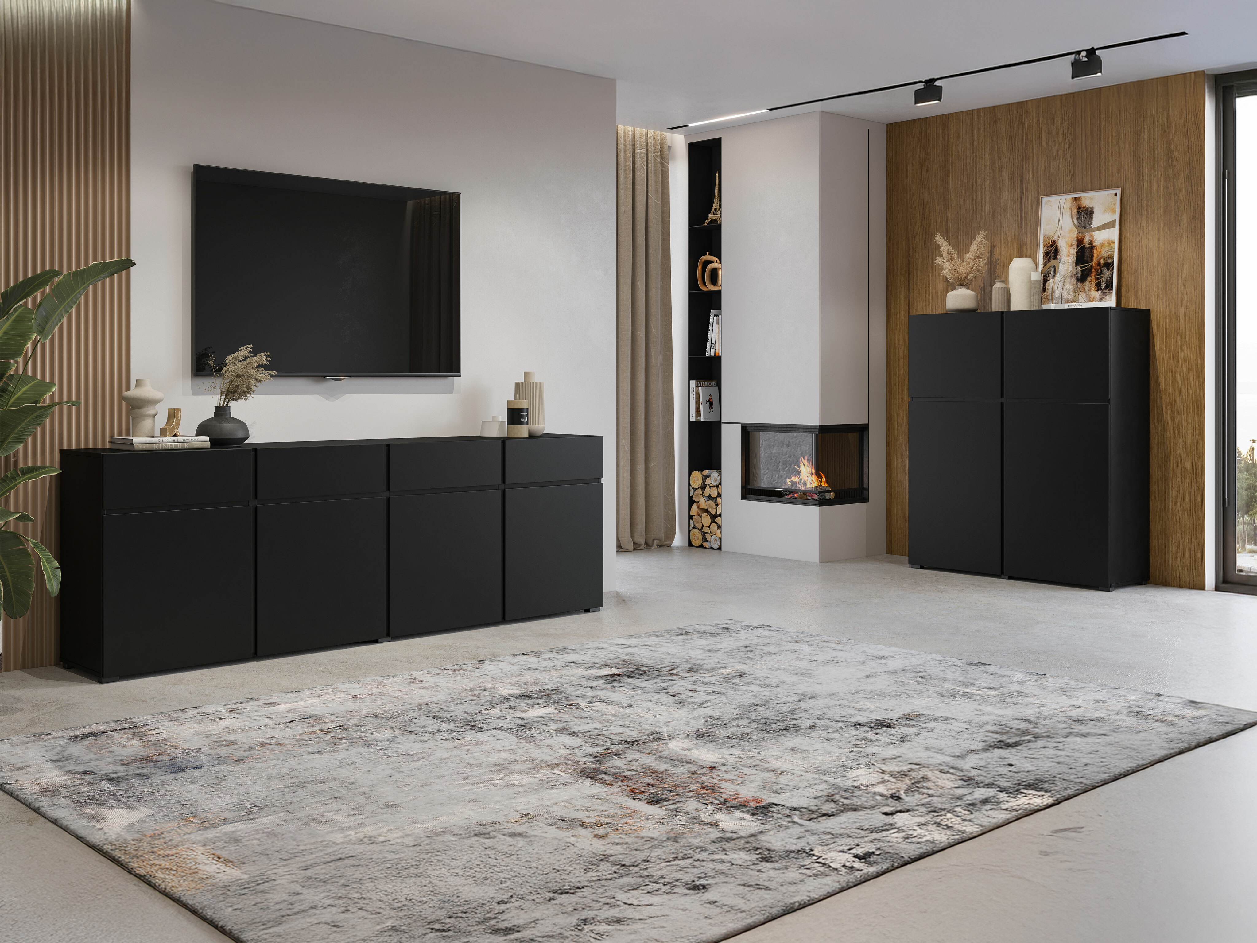 Buffet Alfere 105 (Noir)