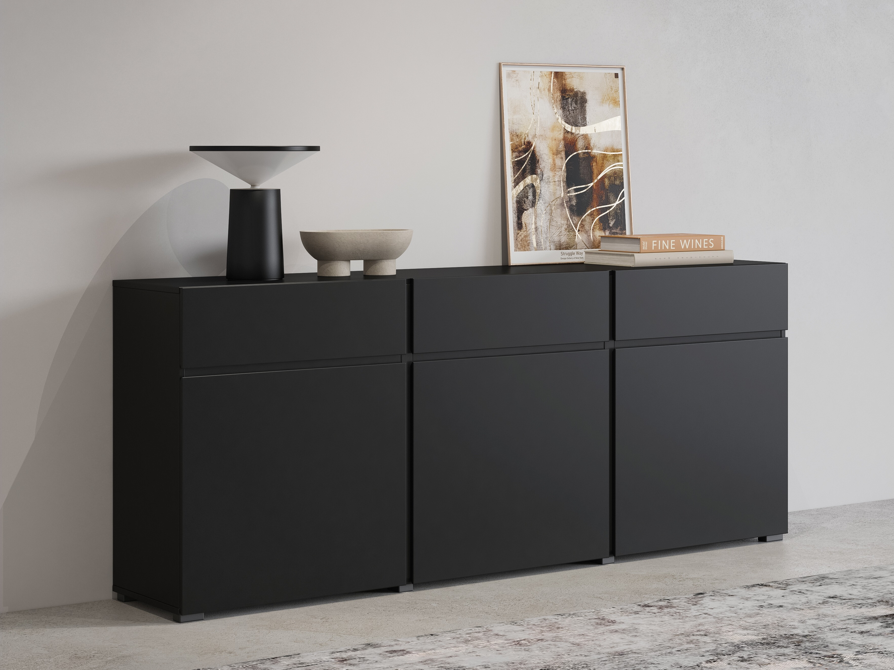 Commode Alfere 103 (Noir)