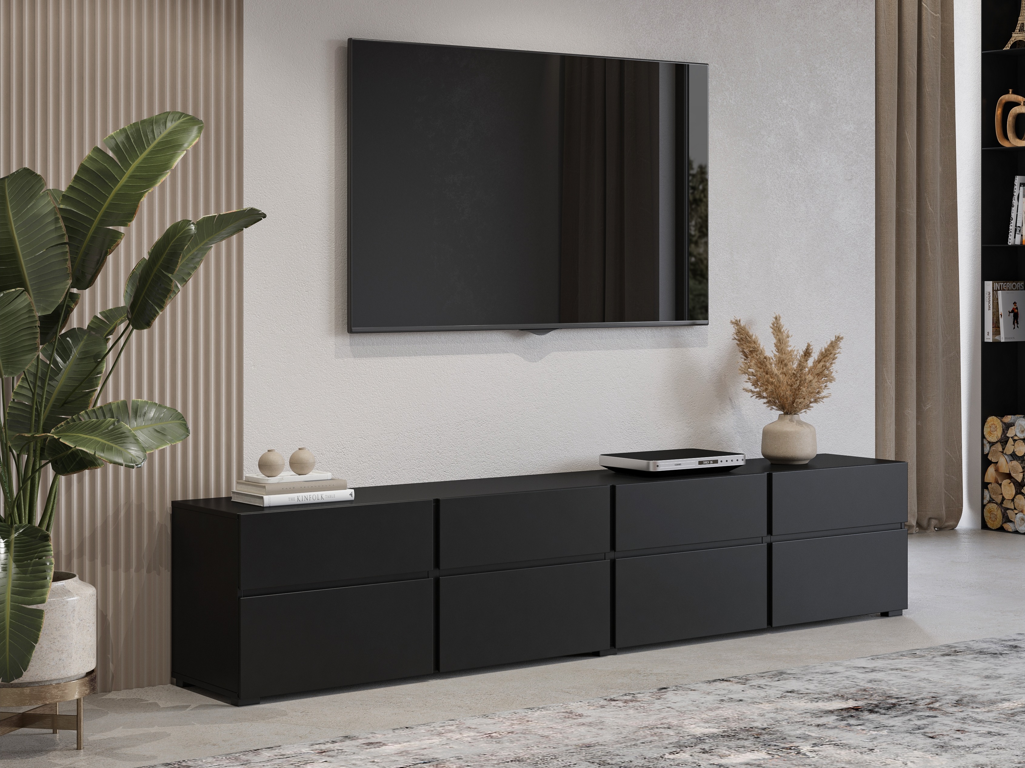 Meuble TV Alfere 101 (Noir)