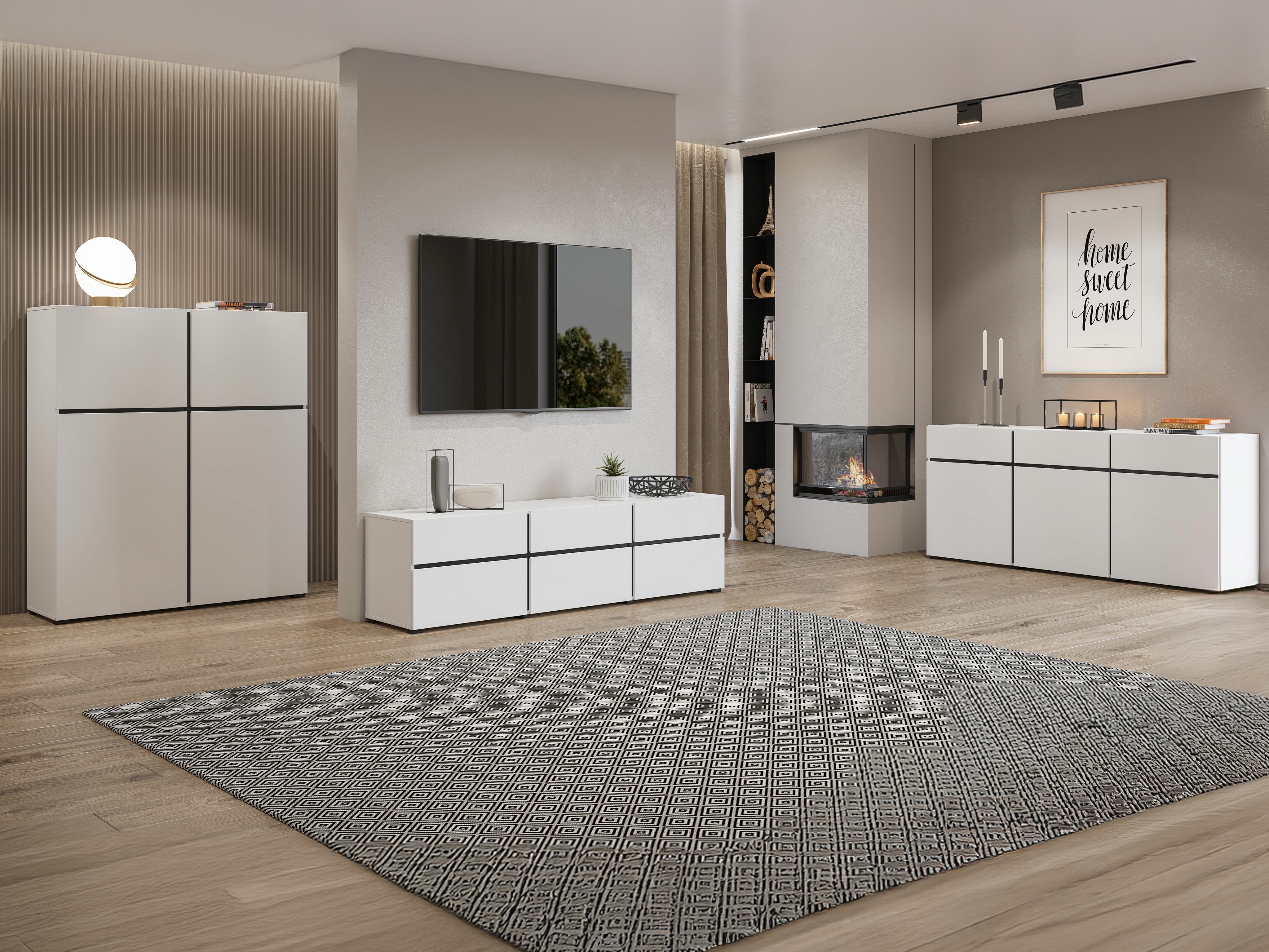 Commode Alfere 103 (Blanc)