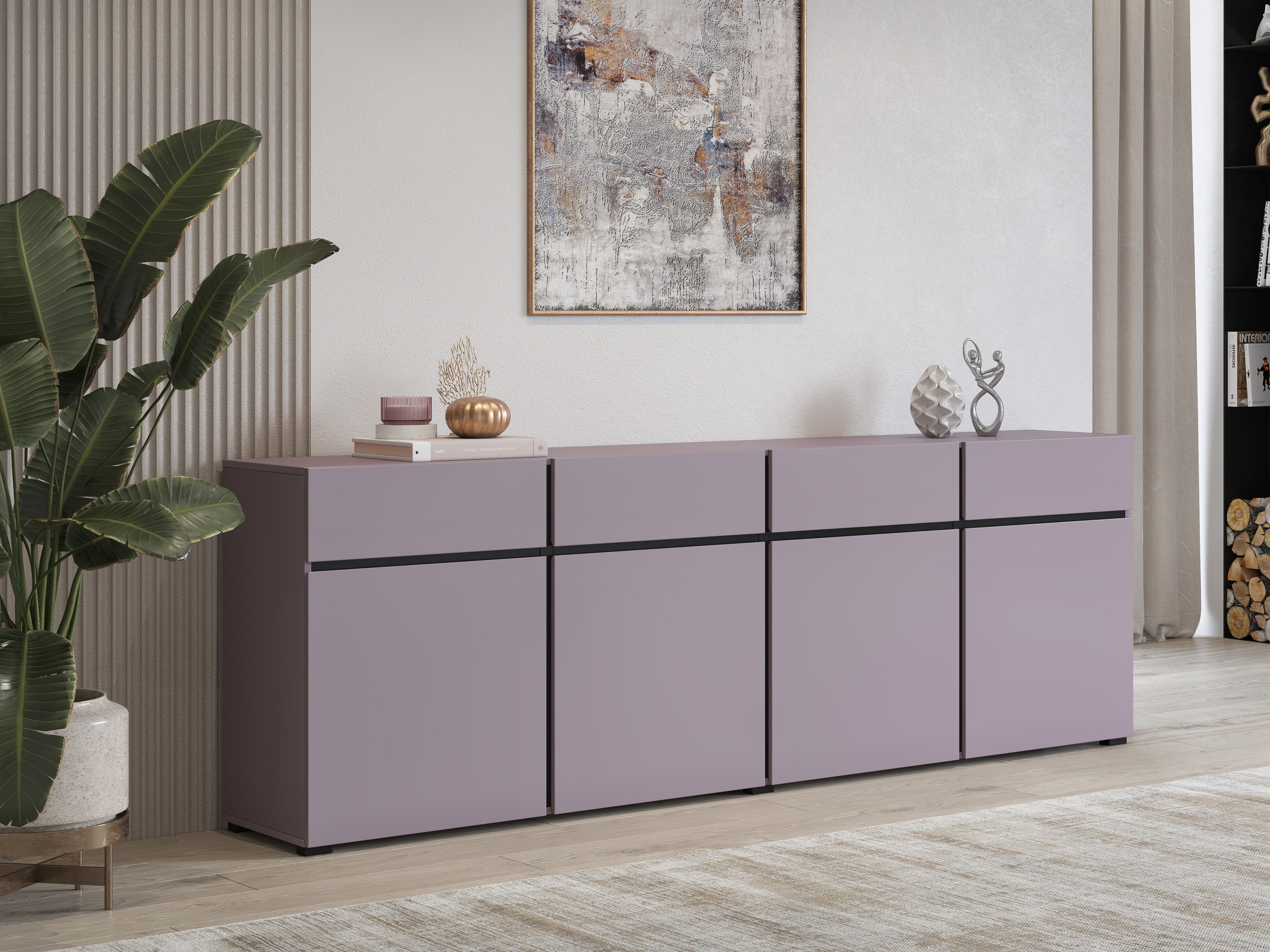 Commode Alfere 100 (Pourpre)