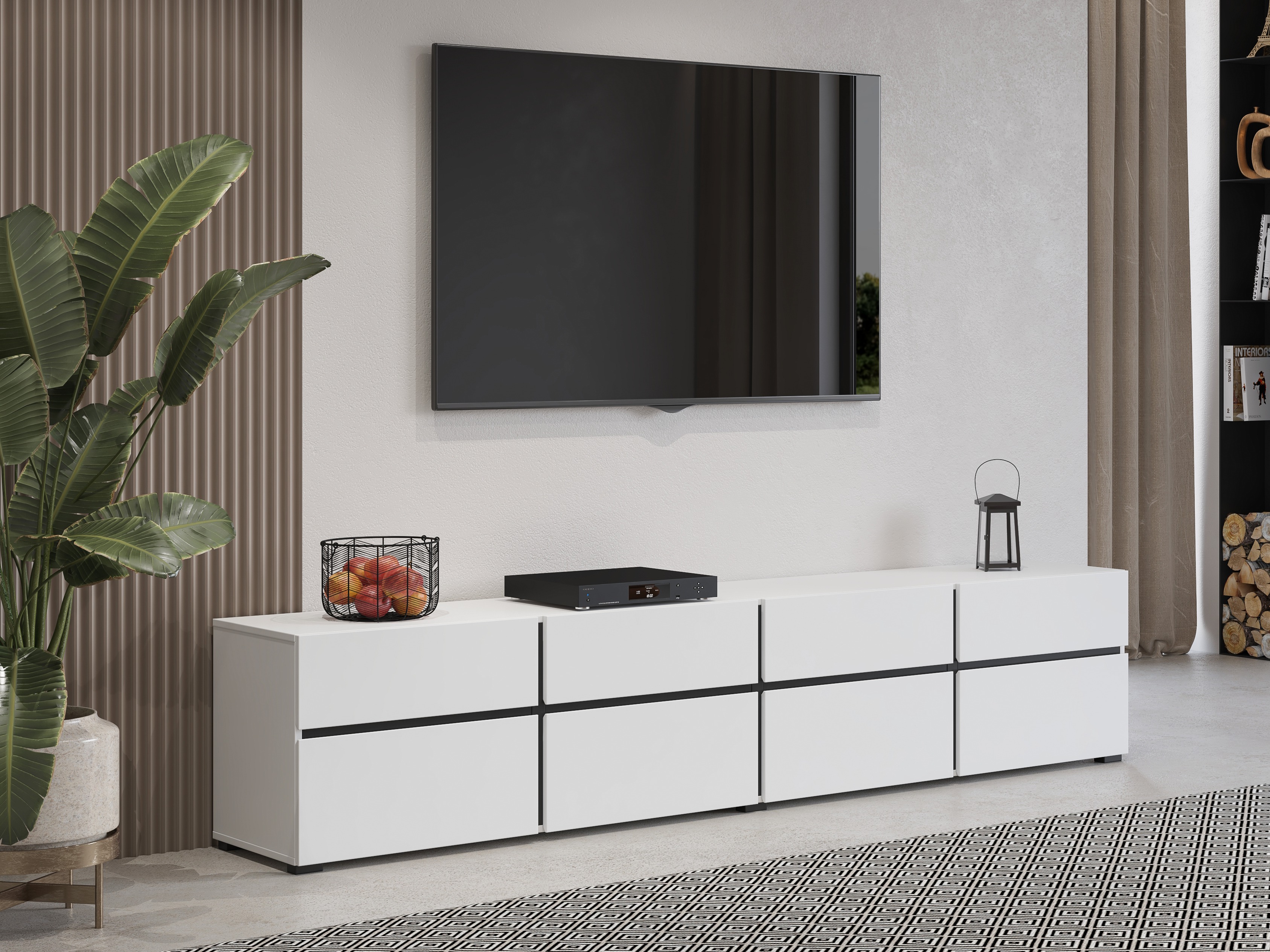 Meuble TV Alfere 101 (Blanc)