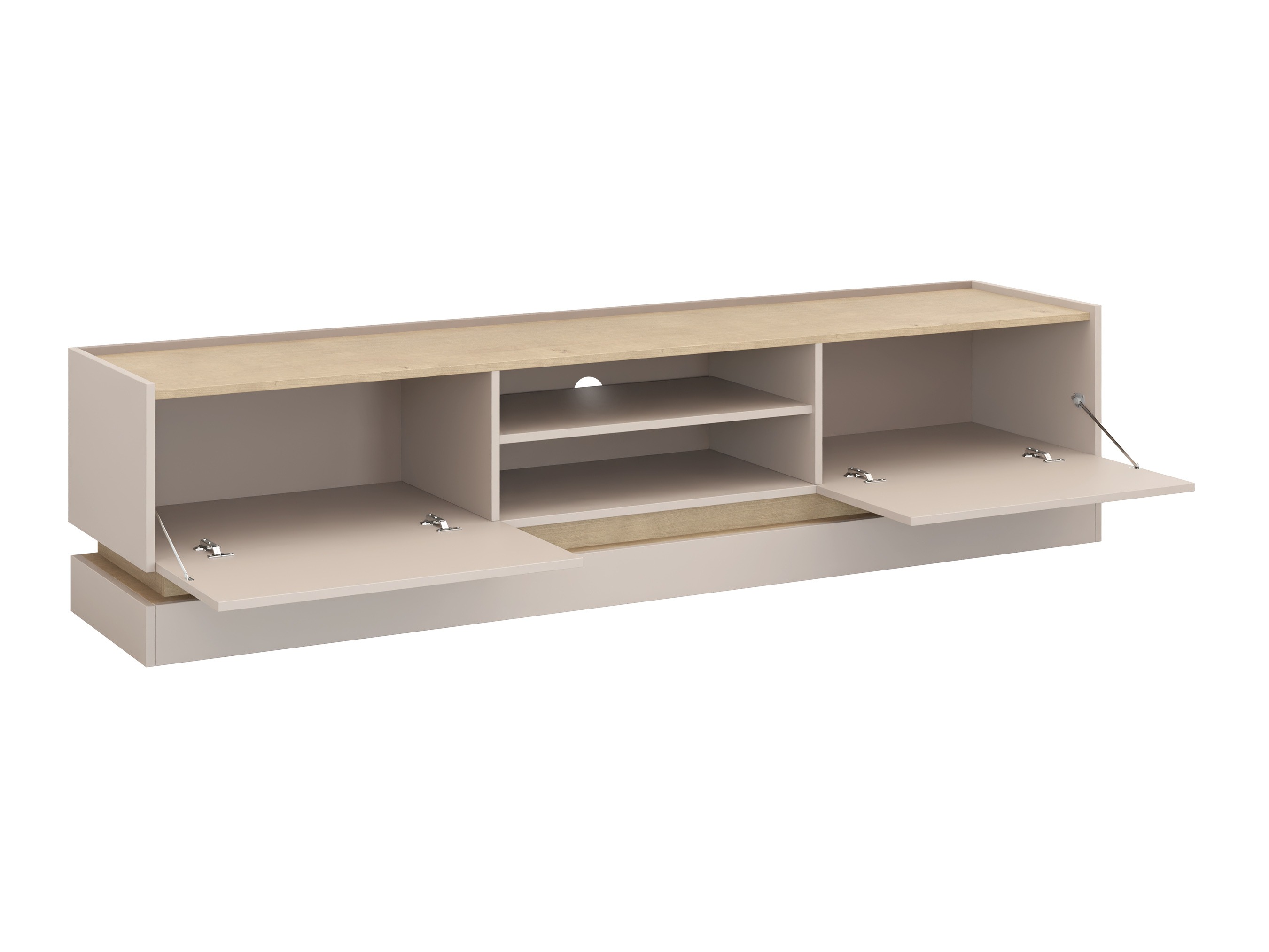 Meuble TV Comfivo Tilia (Cachemire + Chêne)