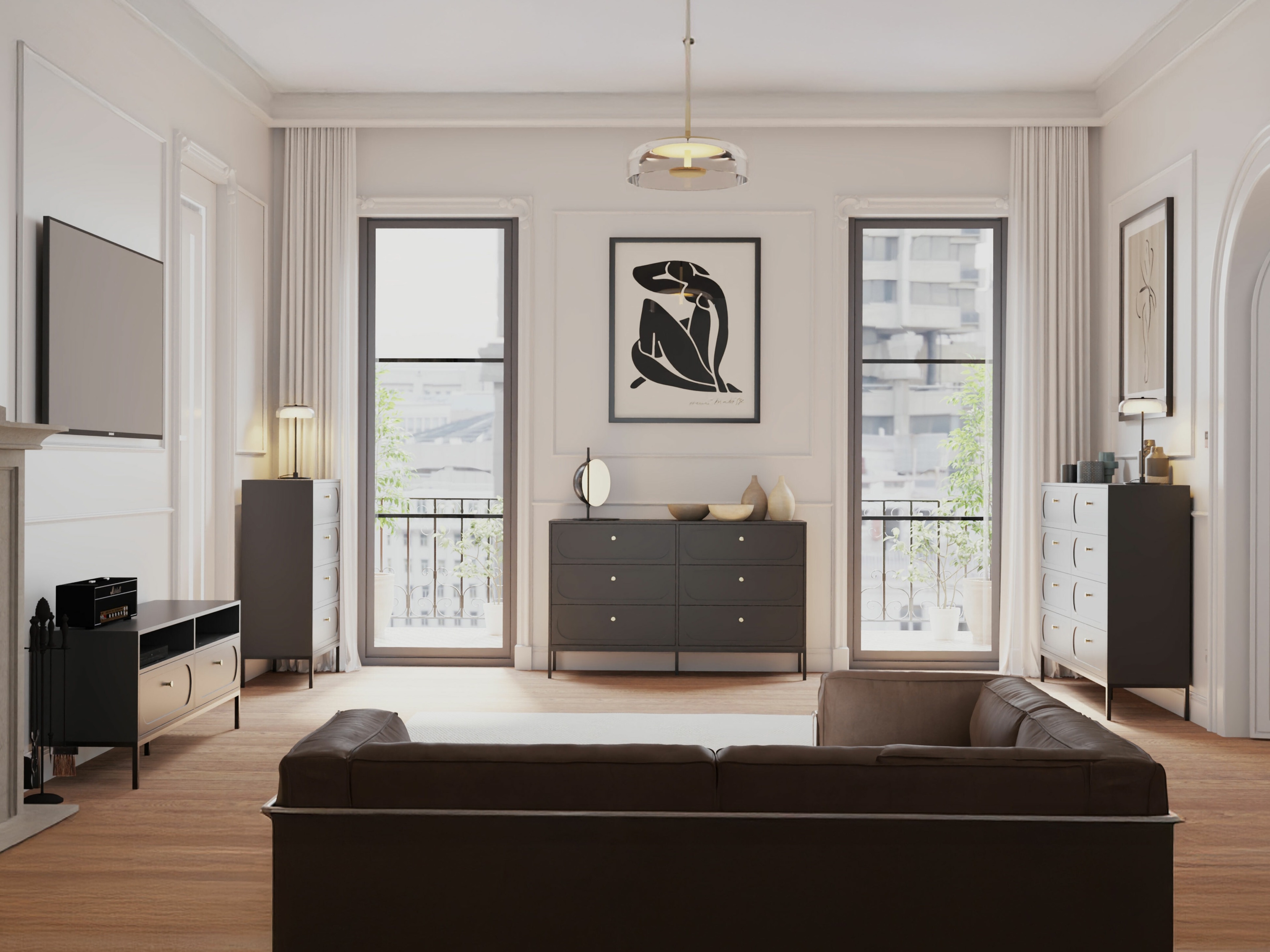 Commode Bristol 232 (Noir)