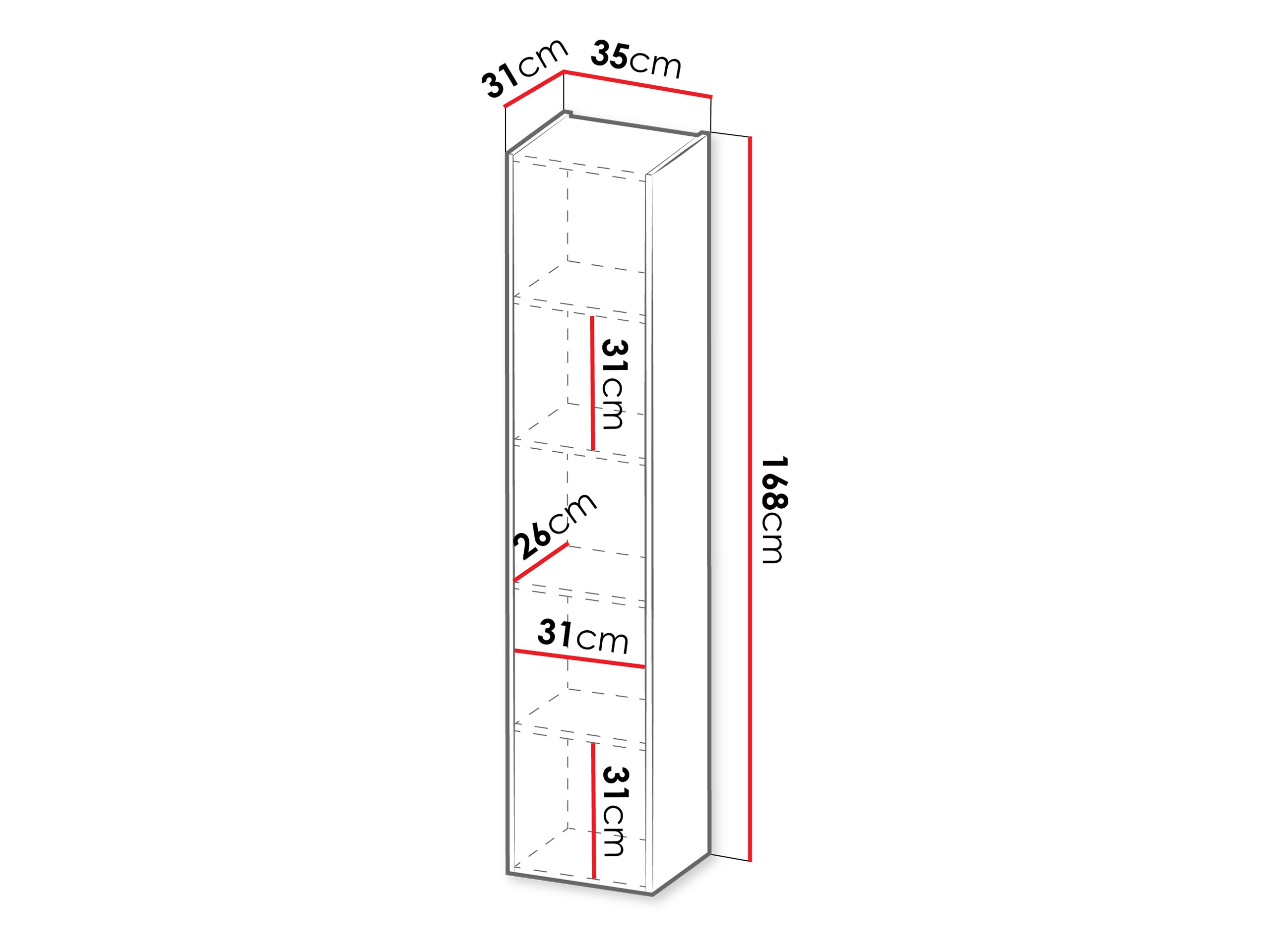 Étagère murale Evanovu 104