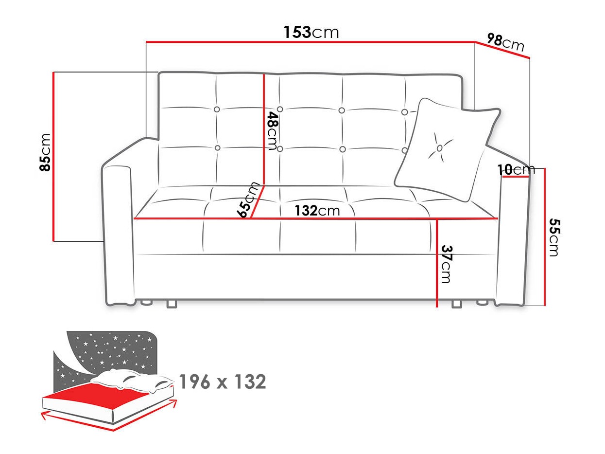 Canapé convertible Seruna III (Nazar 225.06)