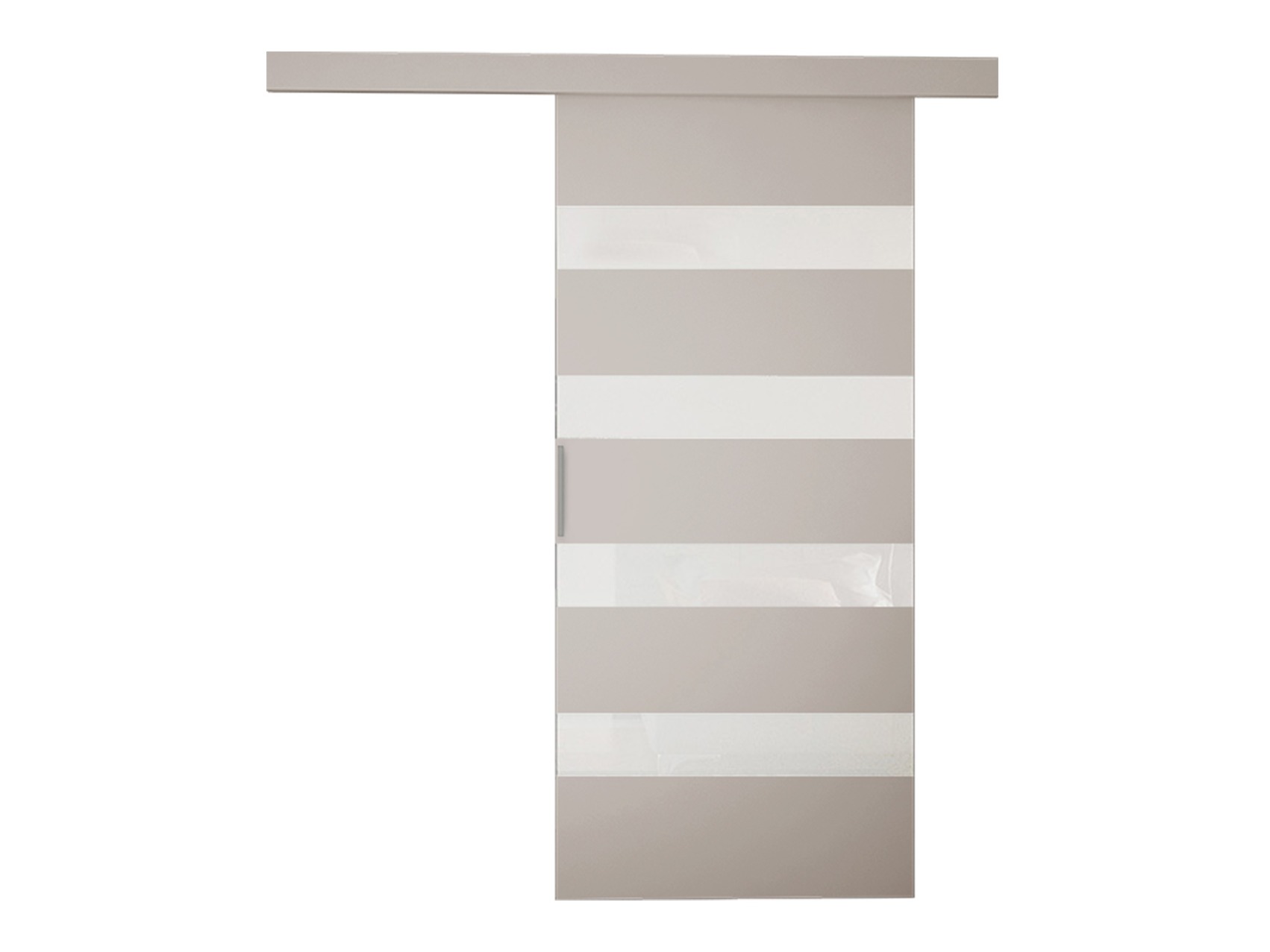 Porte coulissante Closico Portalis V (Cachemire + Blanc)