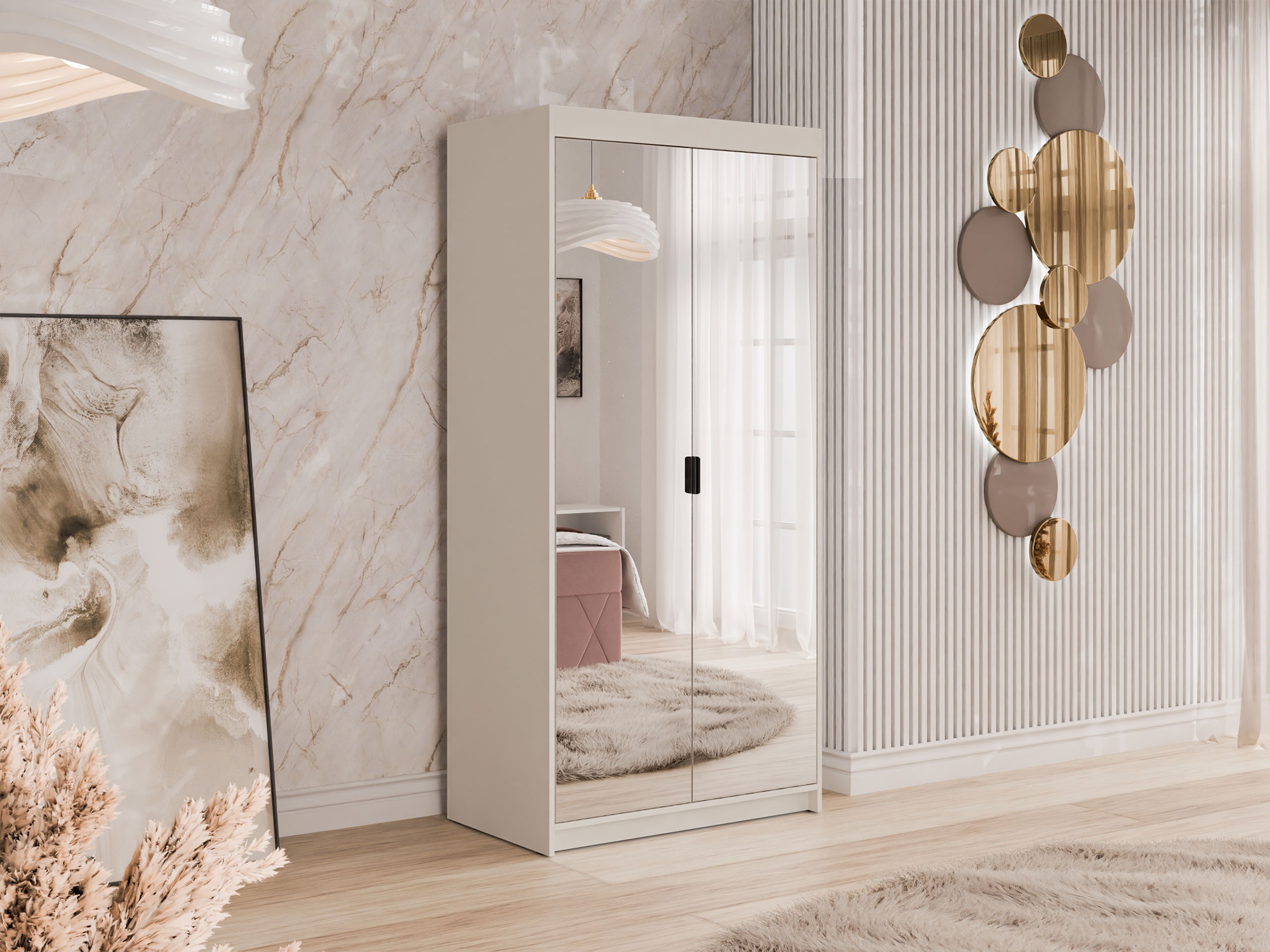 Armoire Novduni 114 (Beige)