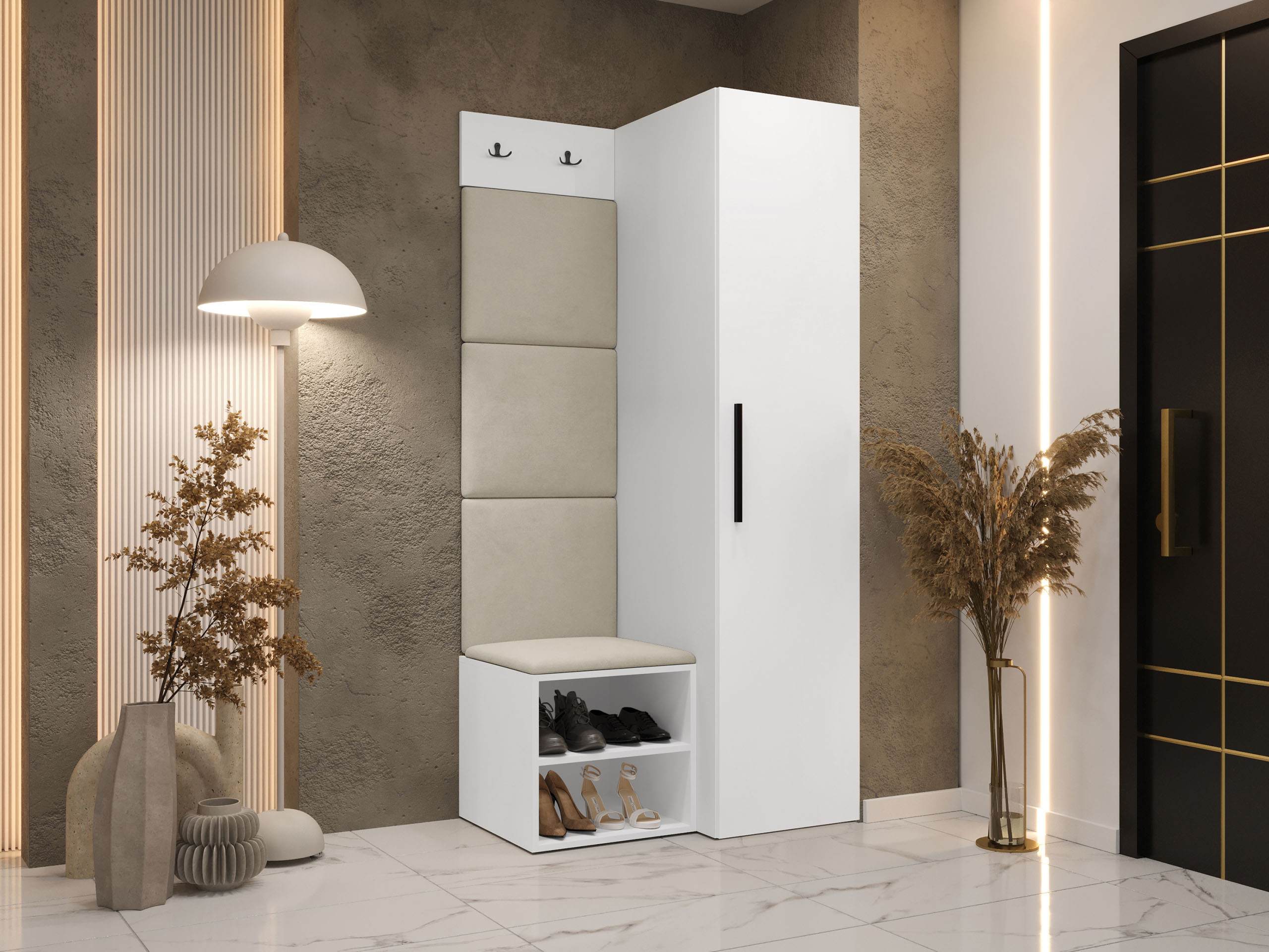 Meuble d'entrée Hartford 524 (Blanc)