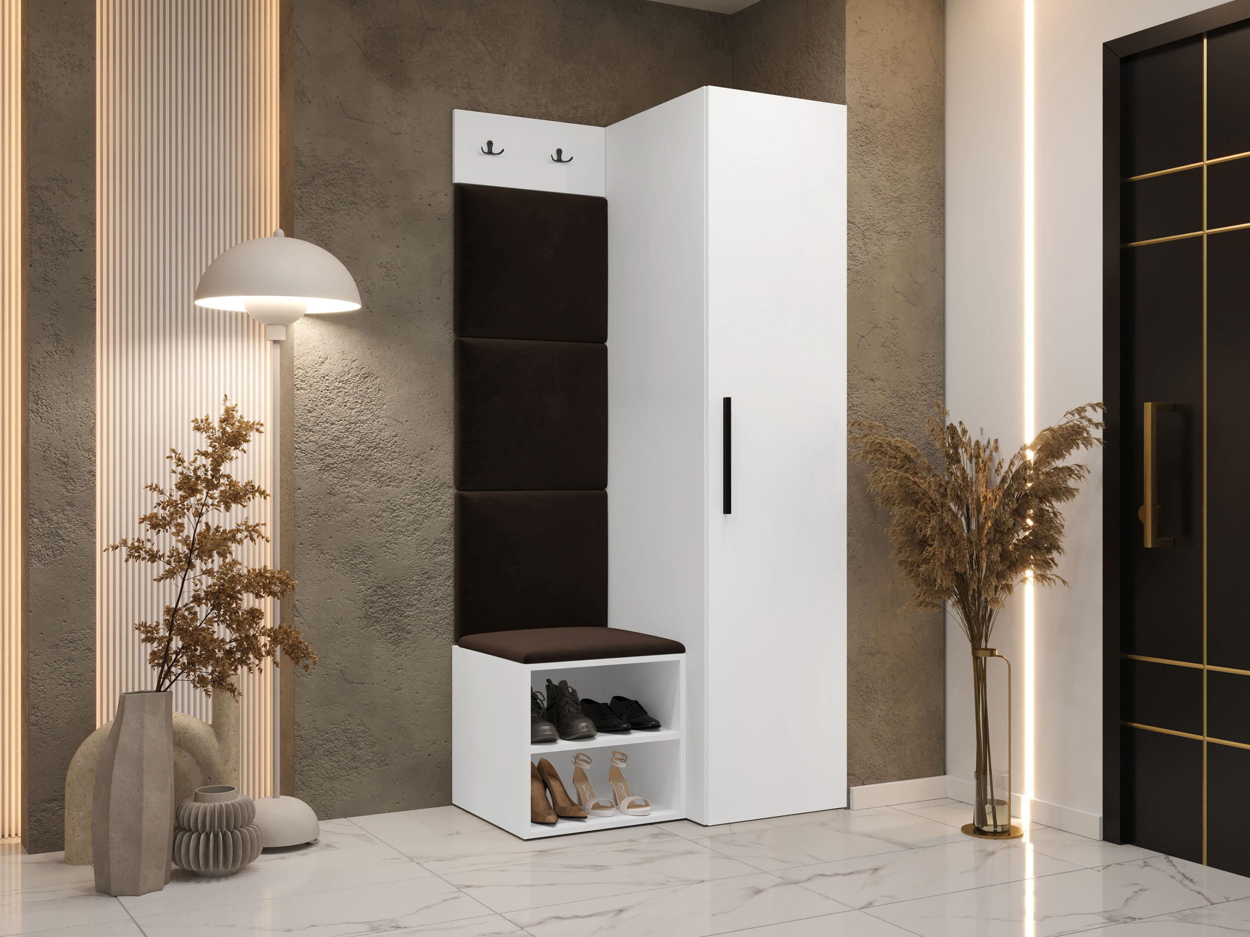 Meuble d'entrée Hartford 524 (Blanc)