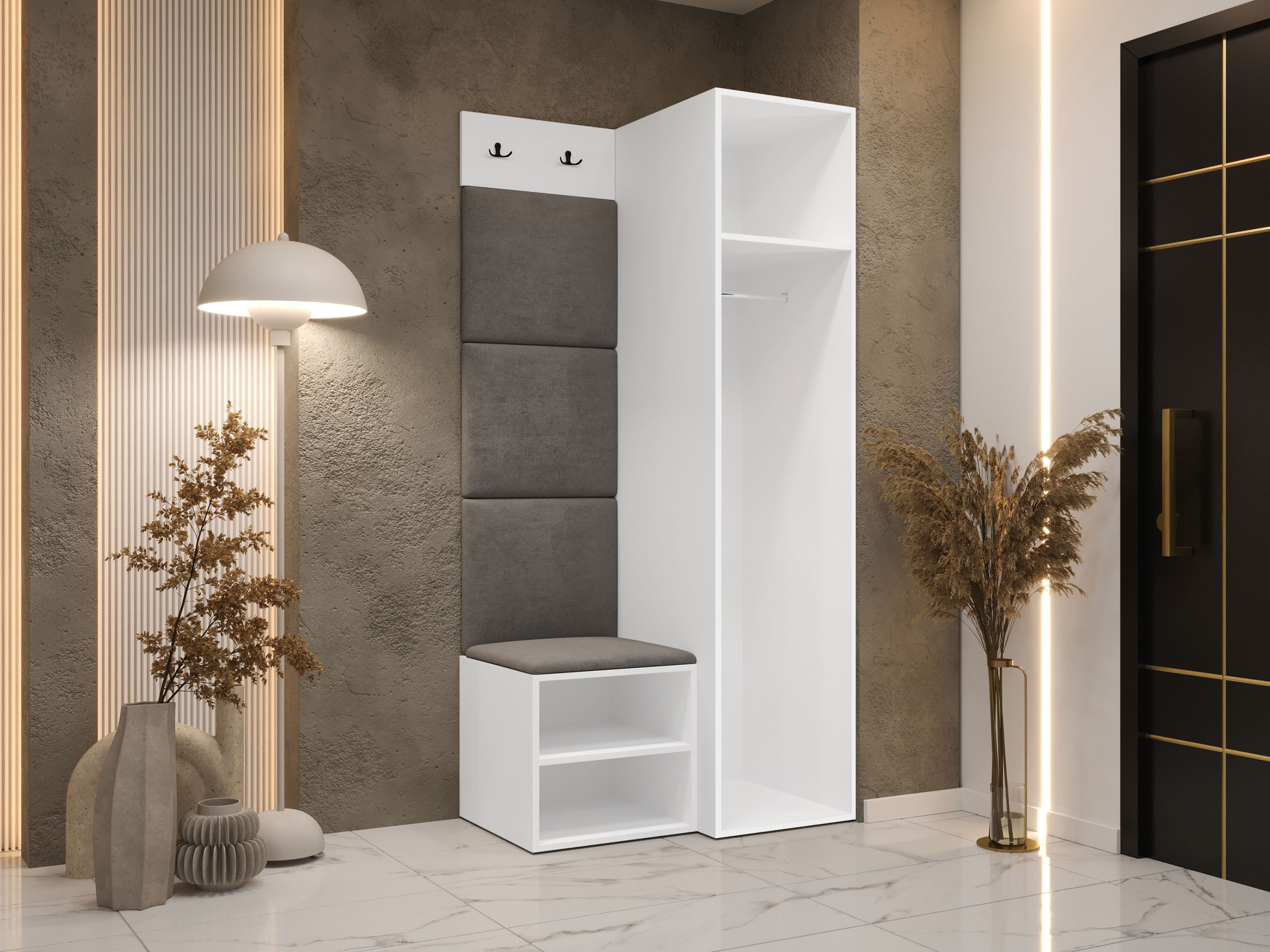 Meuble d'entrée Hartford 524 (Blanc)