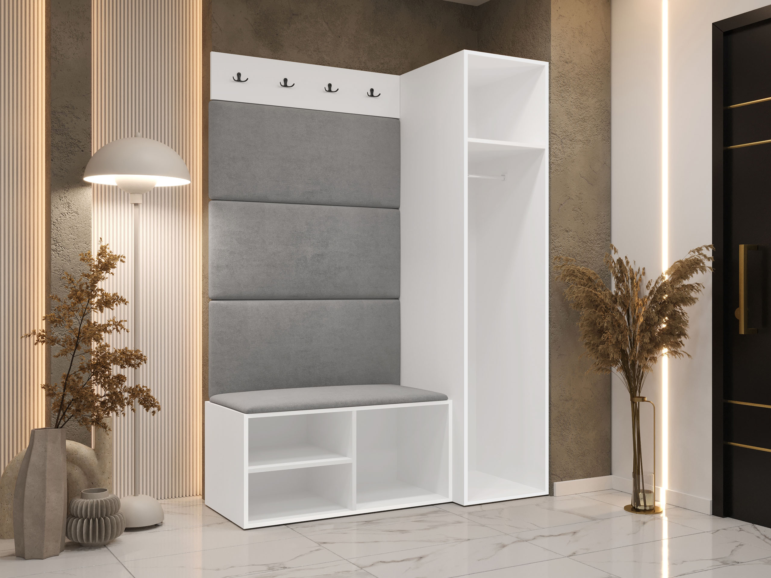 Meuble d'entrée Hartford 525 (Blanc)