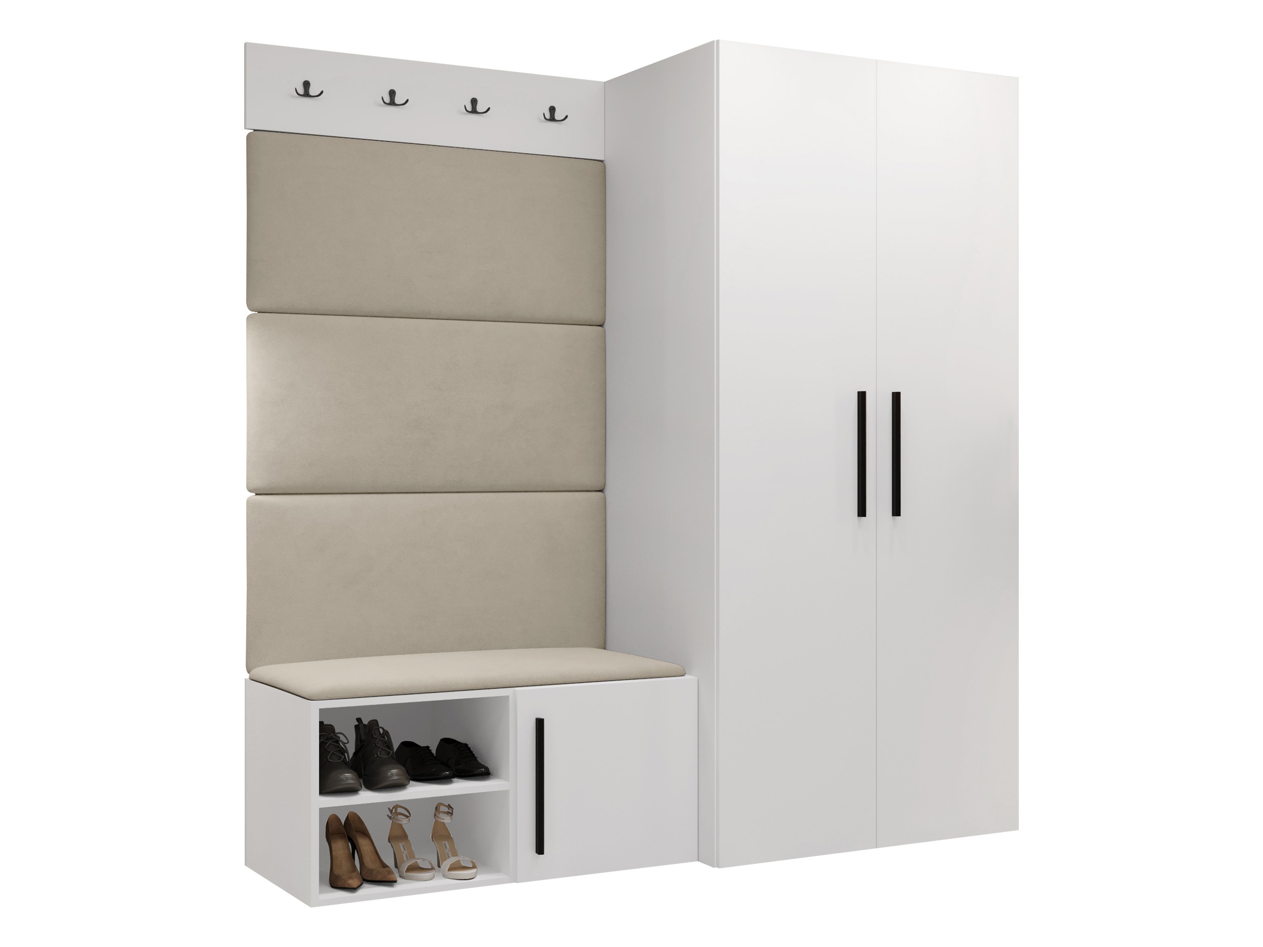 Meuble d'entrée Hartford 526 (Blanc)