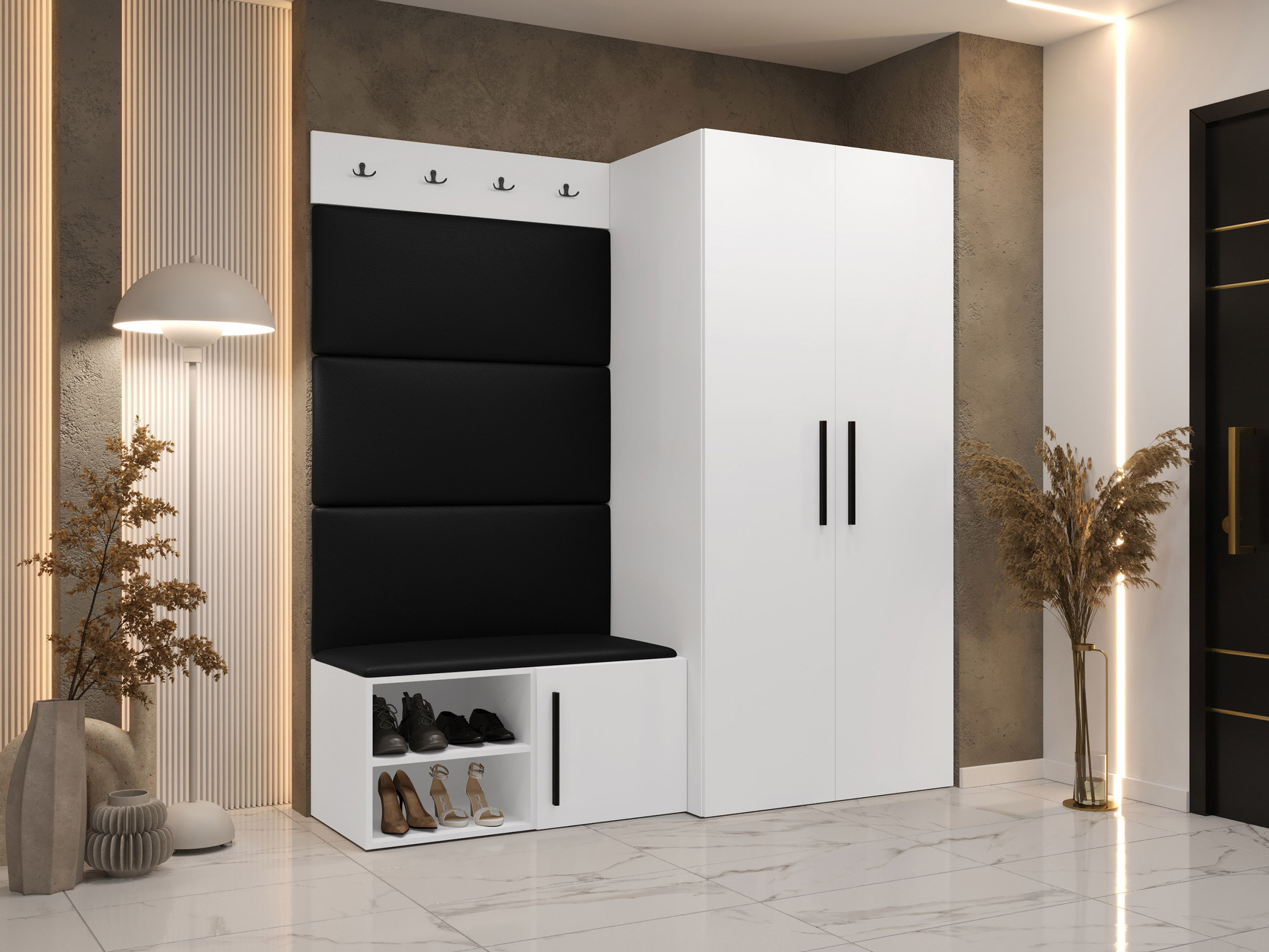 Meuble d'entrée Hartford 526 (Blanc)