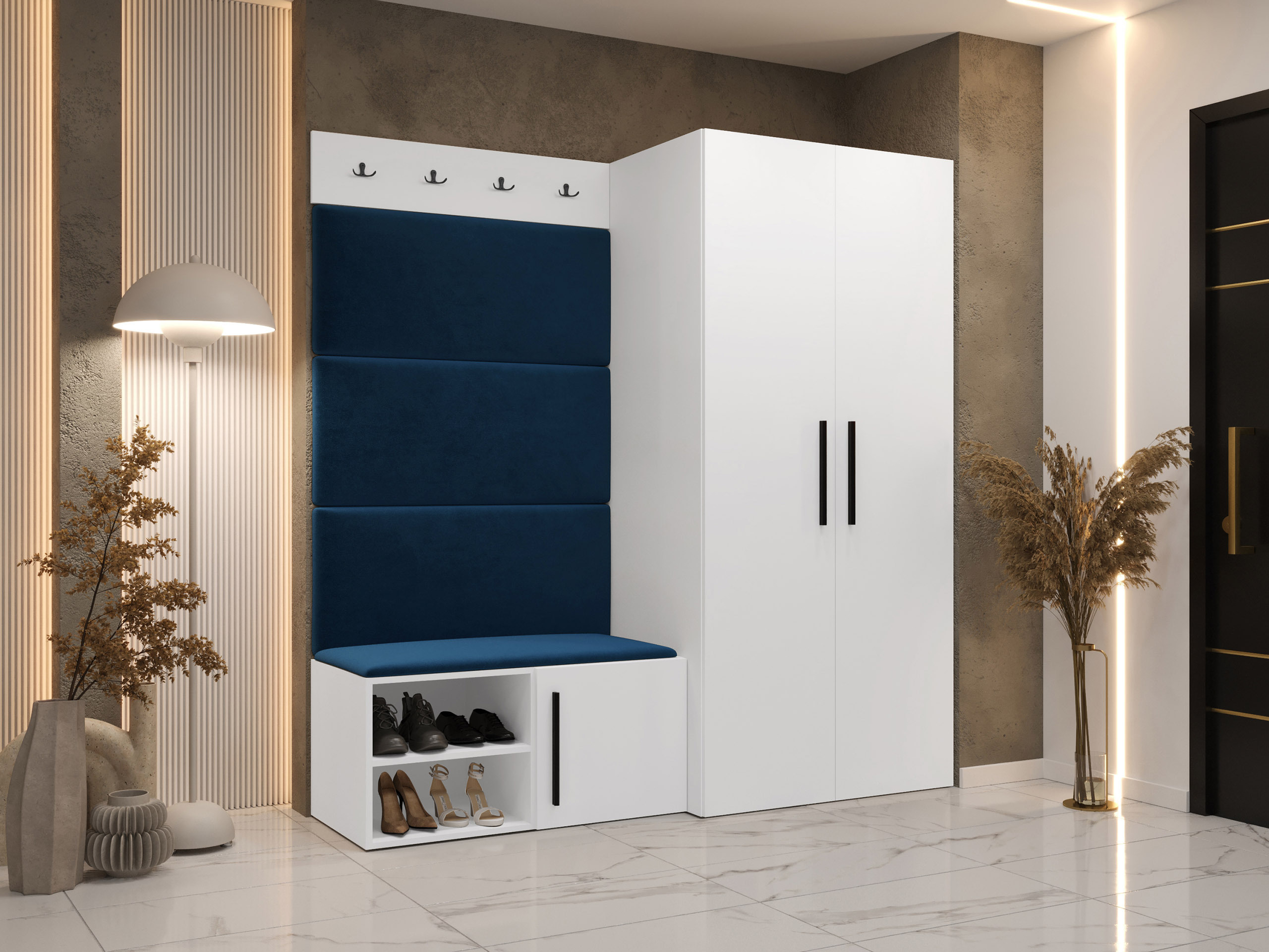 Meuble d'entrée Nitos I (Blanc)