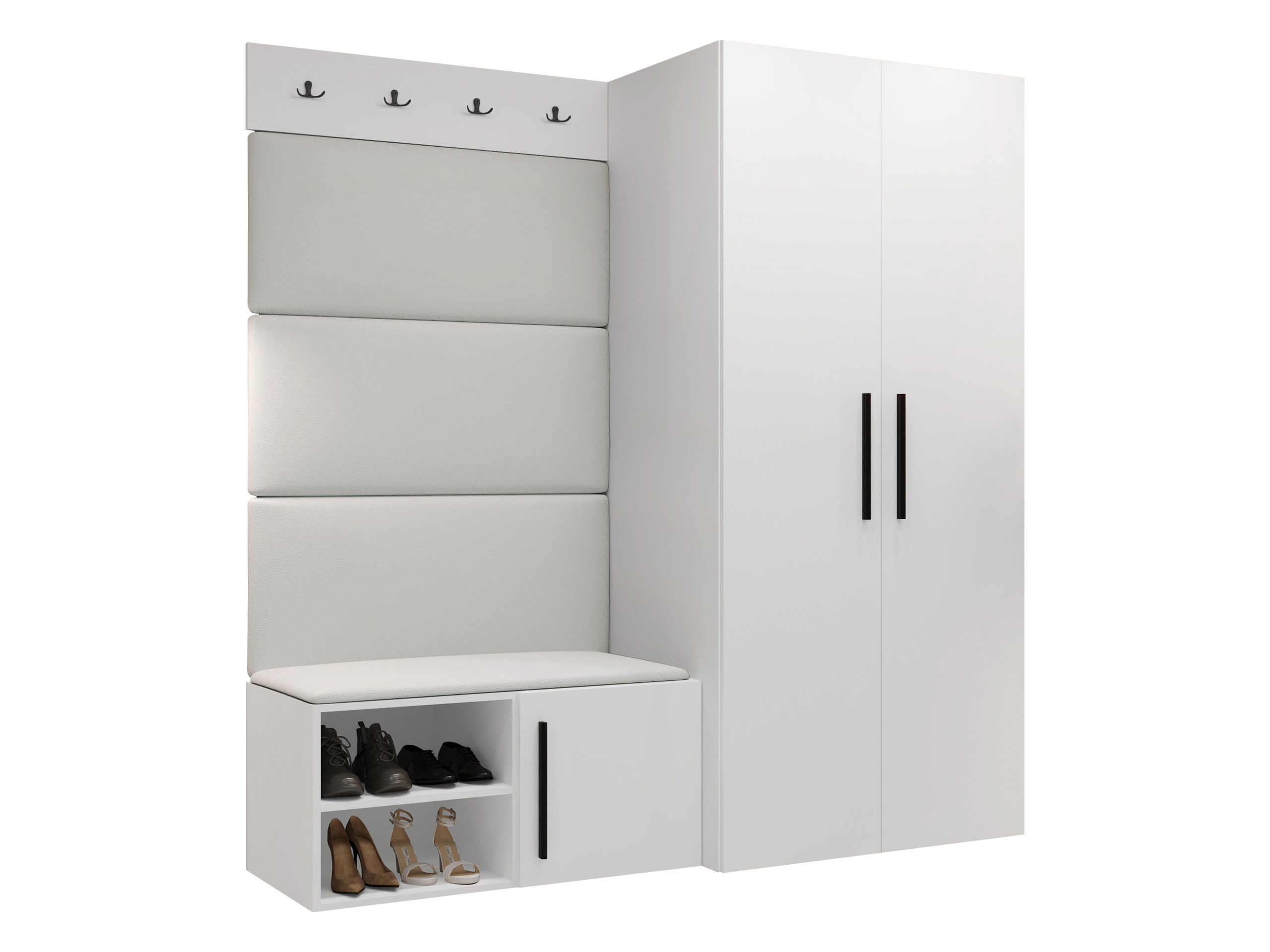 Meuble d'entrée Nitos I (Blanc)