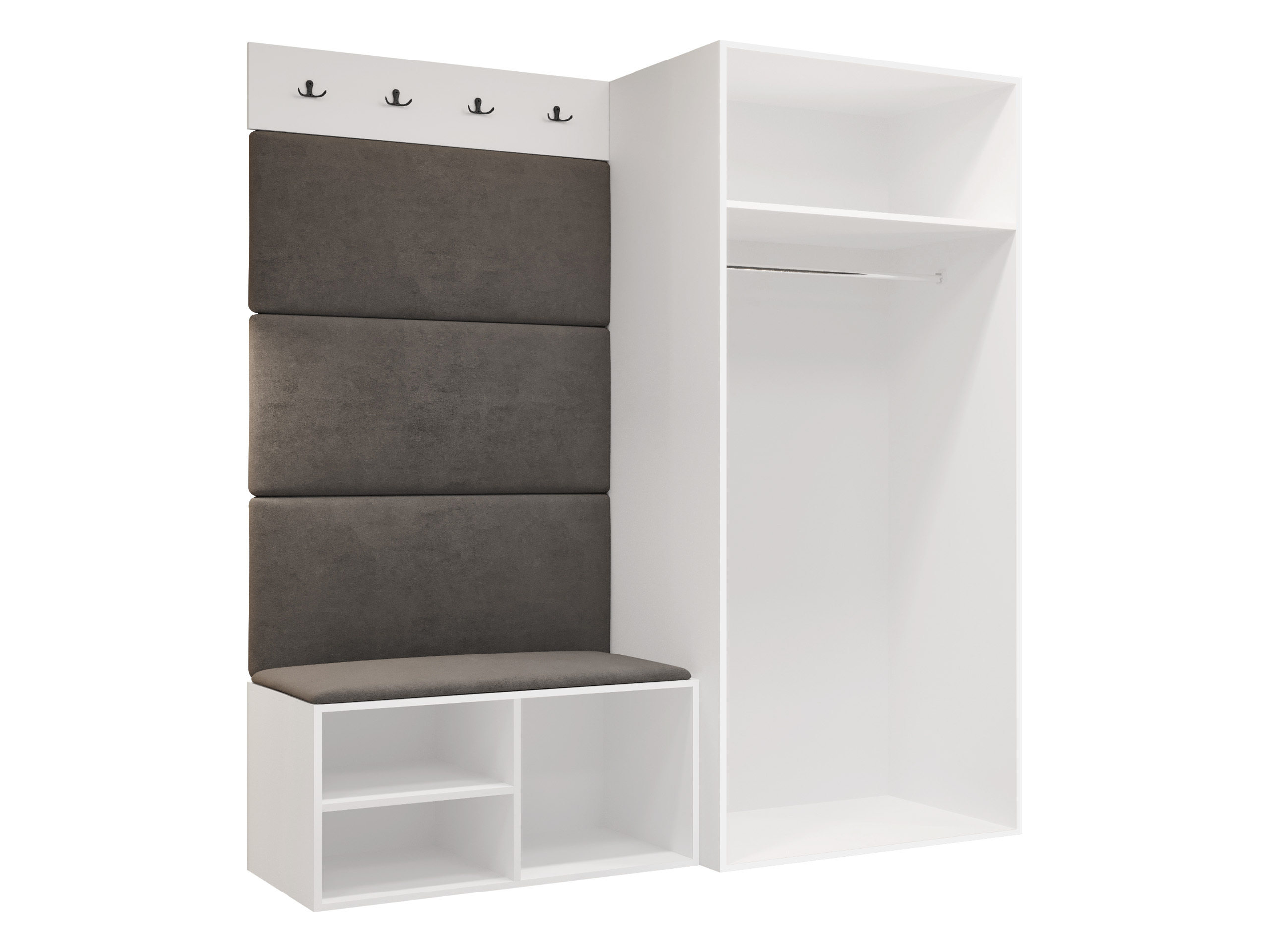 Meuble d'entrée Nitos I (Blanc)