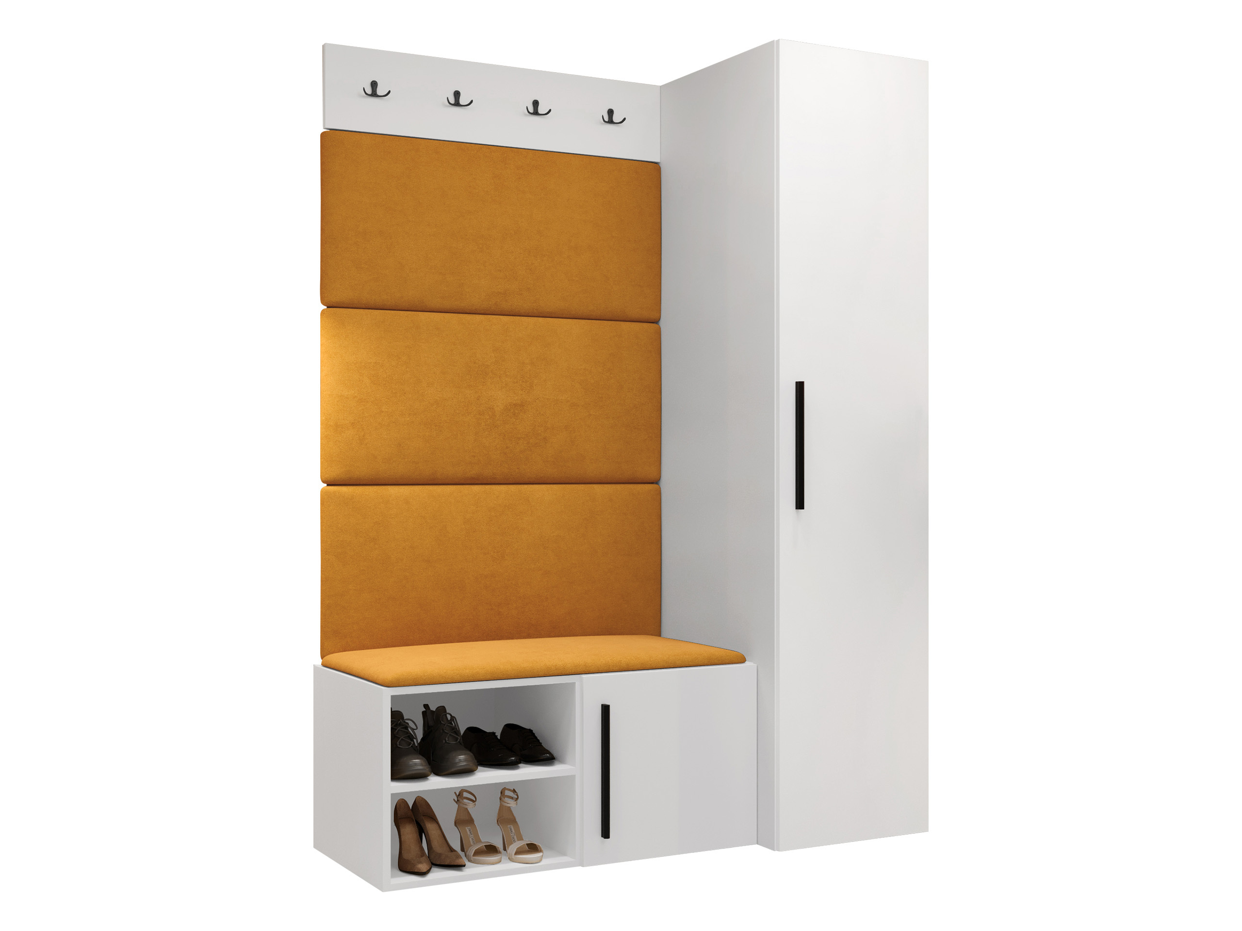 Meuble d'entrée Nitos II (Blanc)