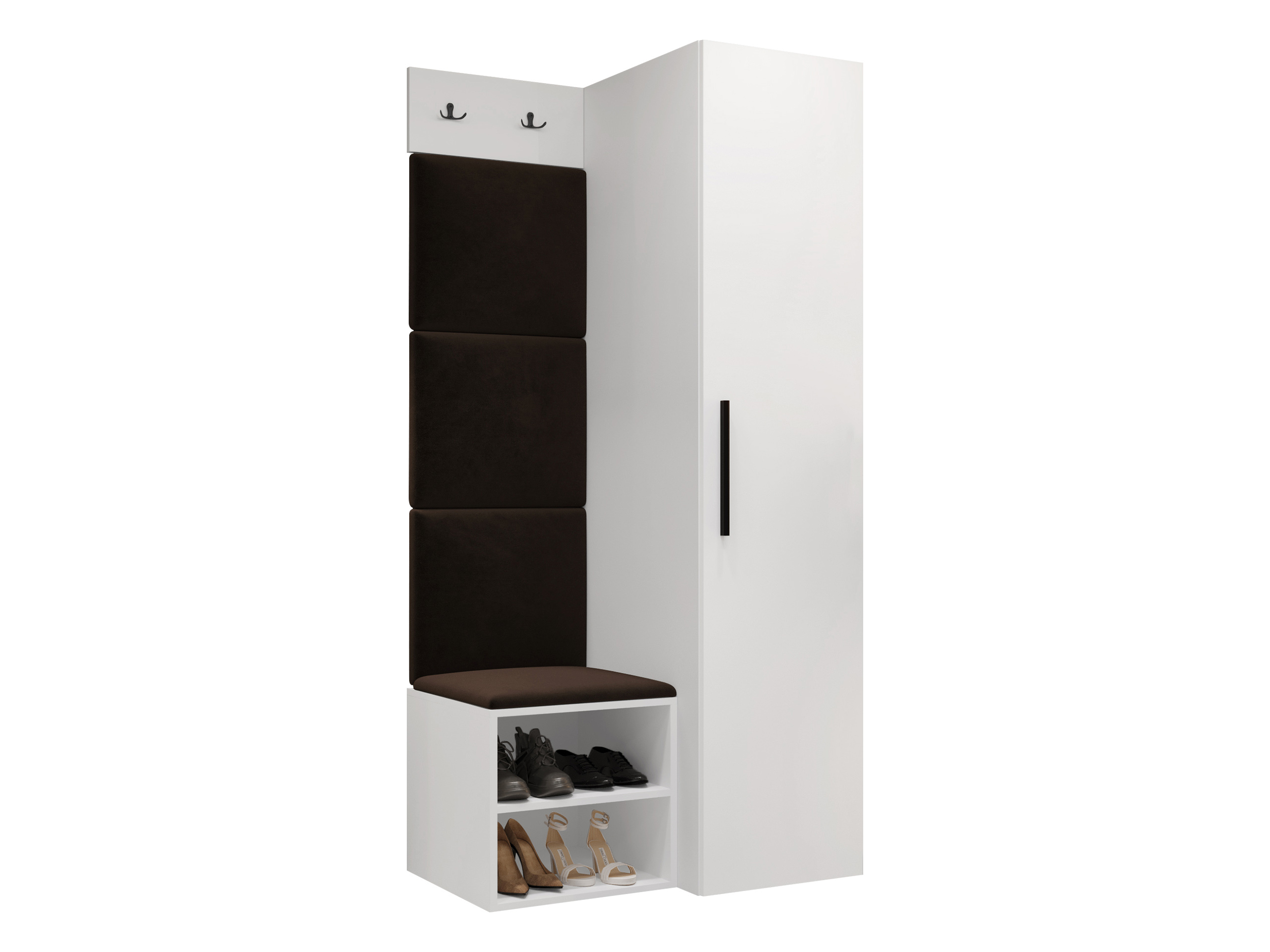 Meuble d'entrée Nitos III (Blanc)