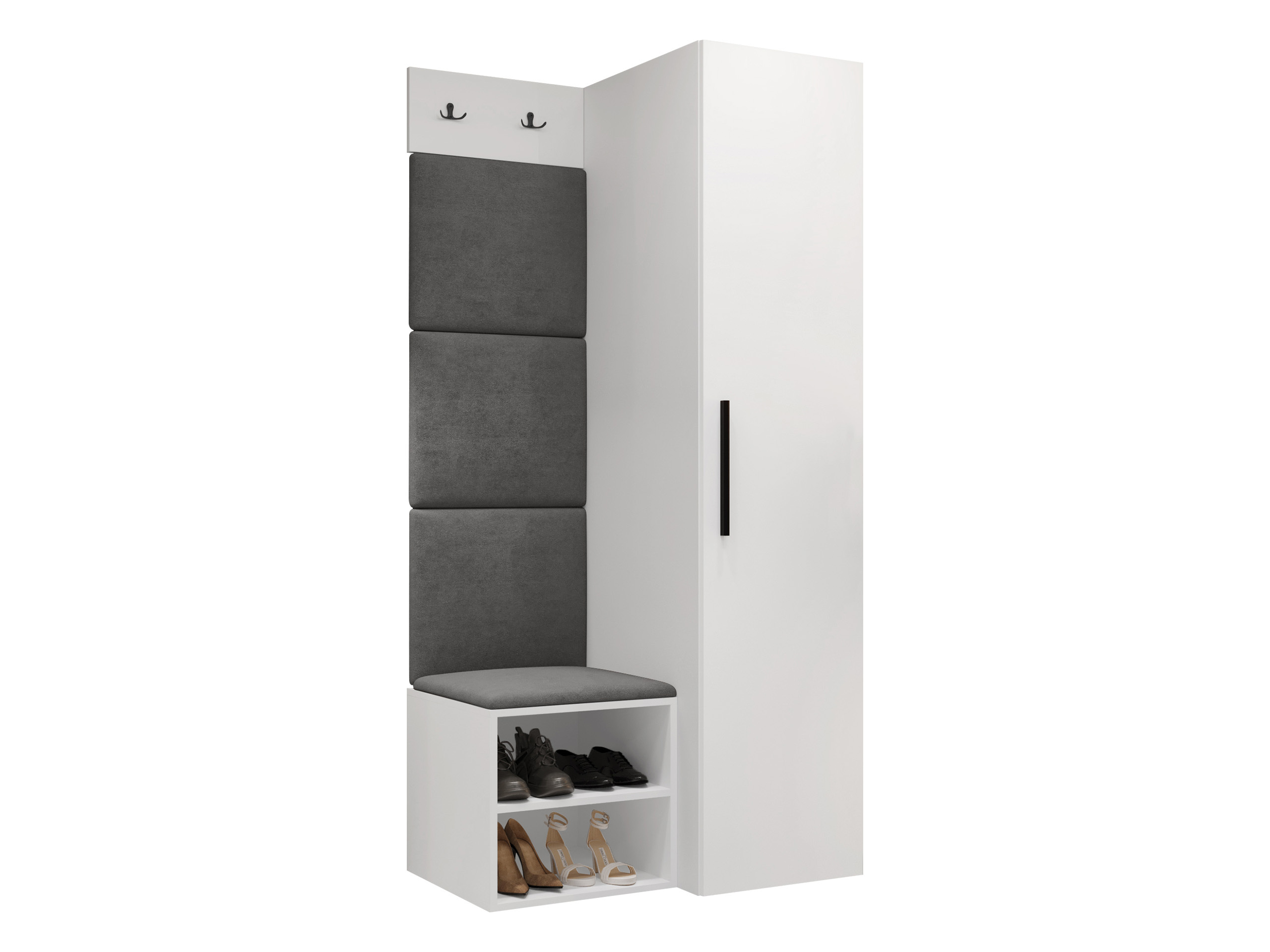 Meuble d'entrée Nitos III (Blanc)