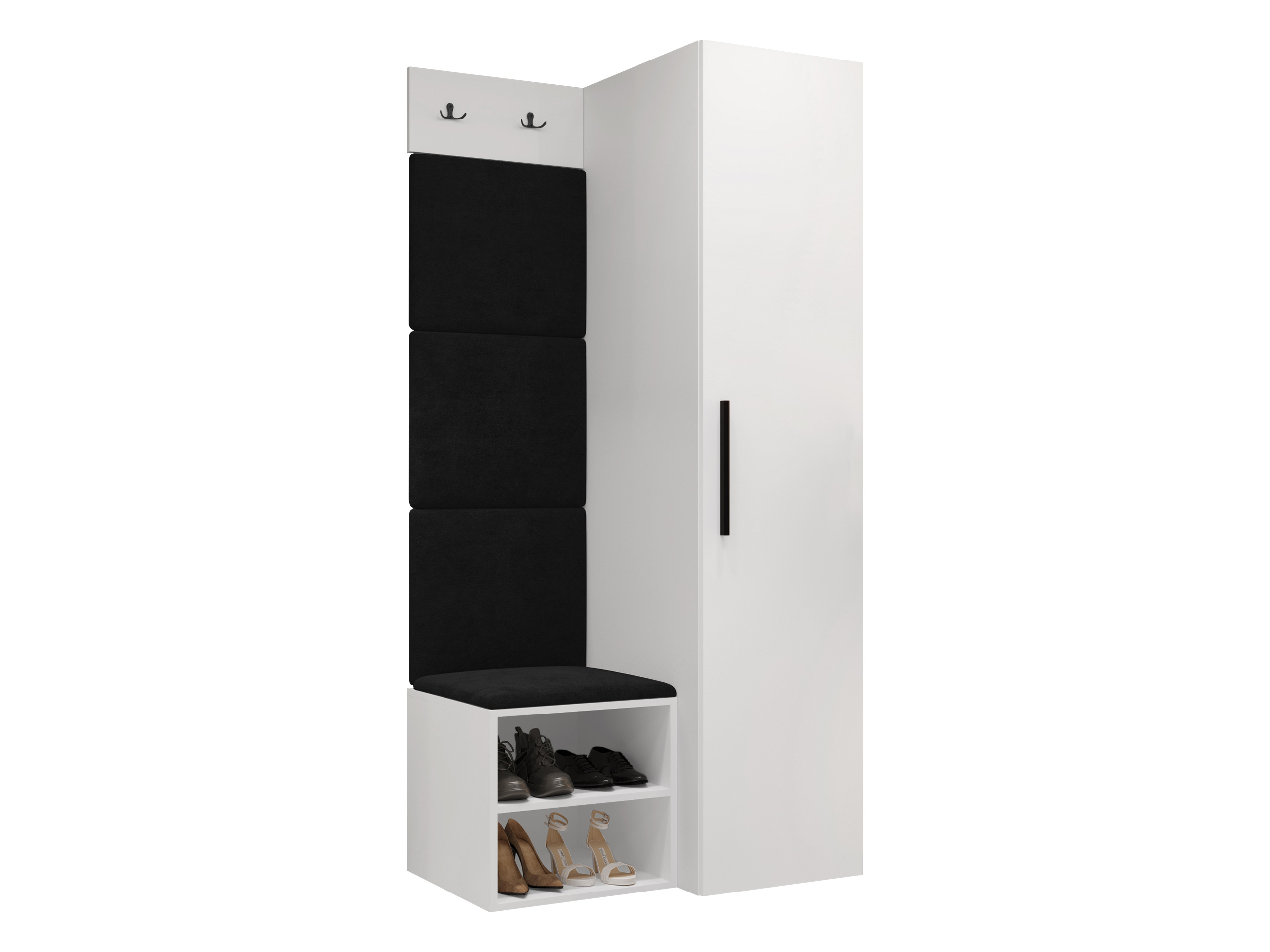 Meuble d'entrée Nitos III (Blanc)