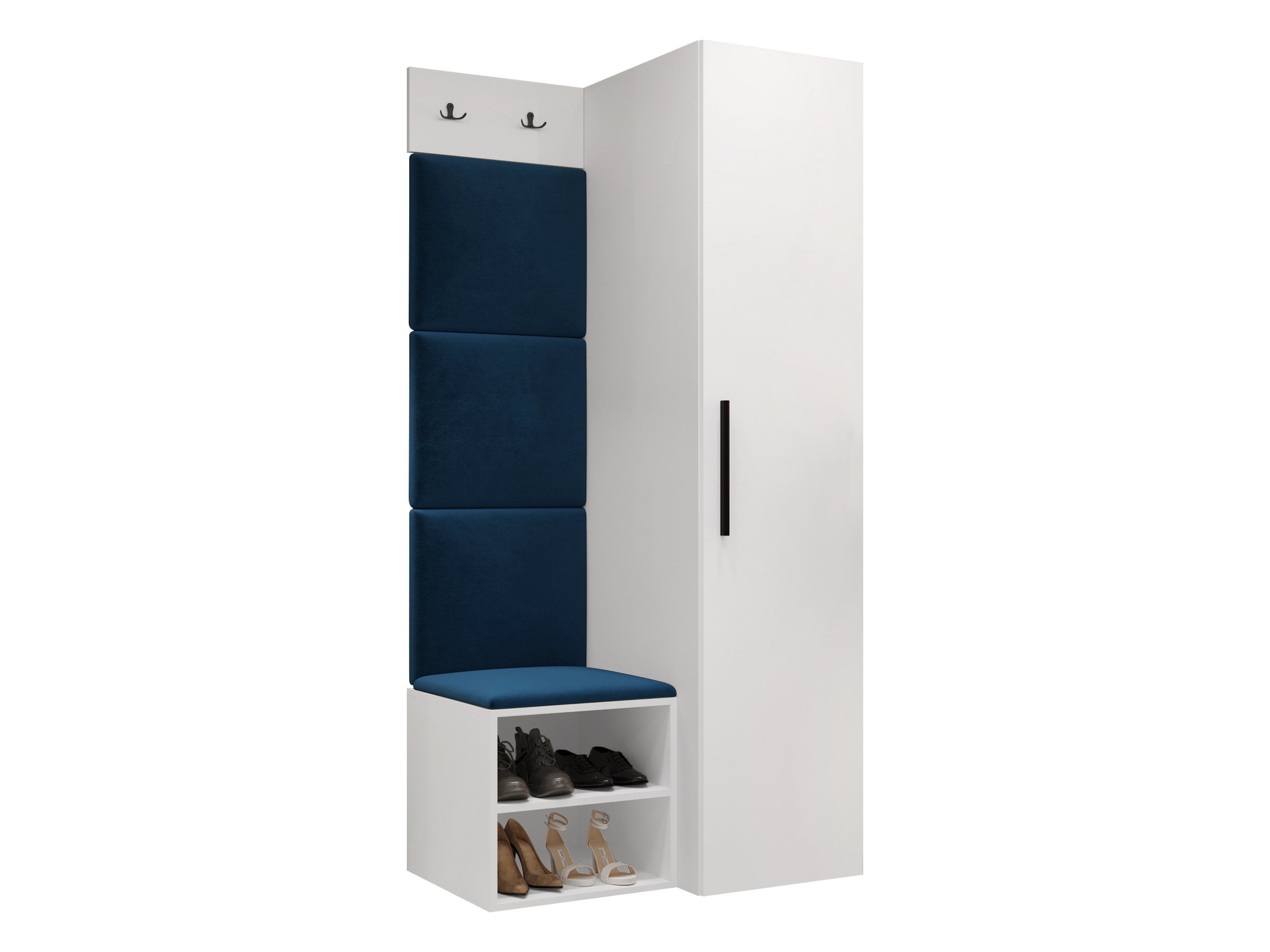 Meuble d'entrée Nitos III (Blanc)