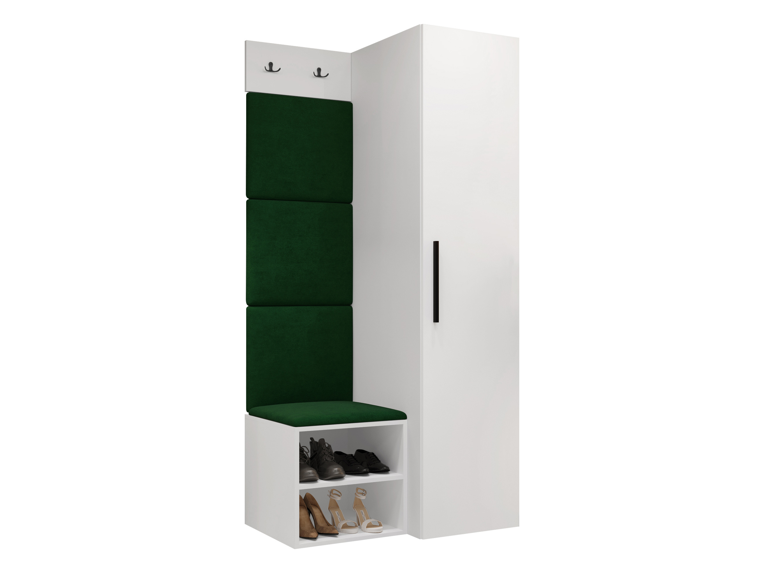 Meuble d'entrée Nitos III (Blanc)