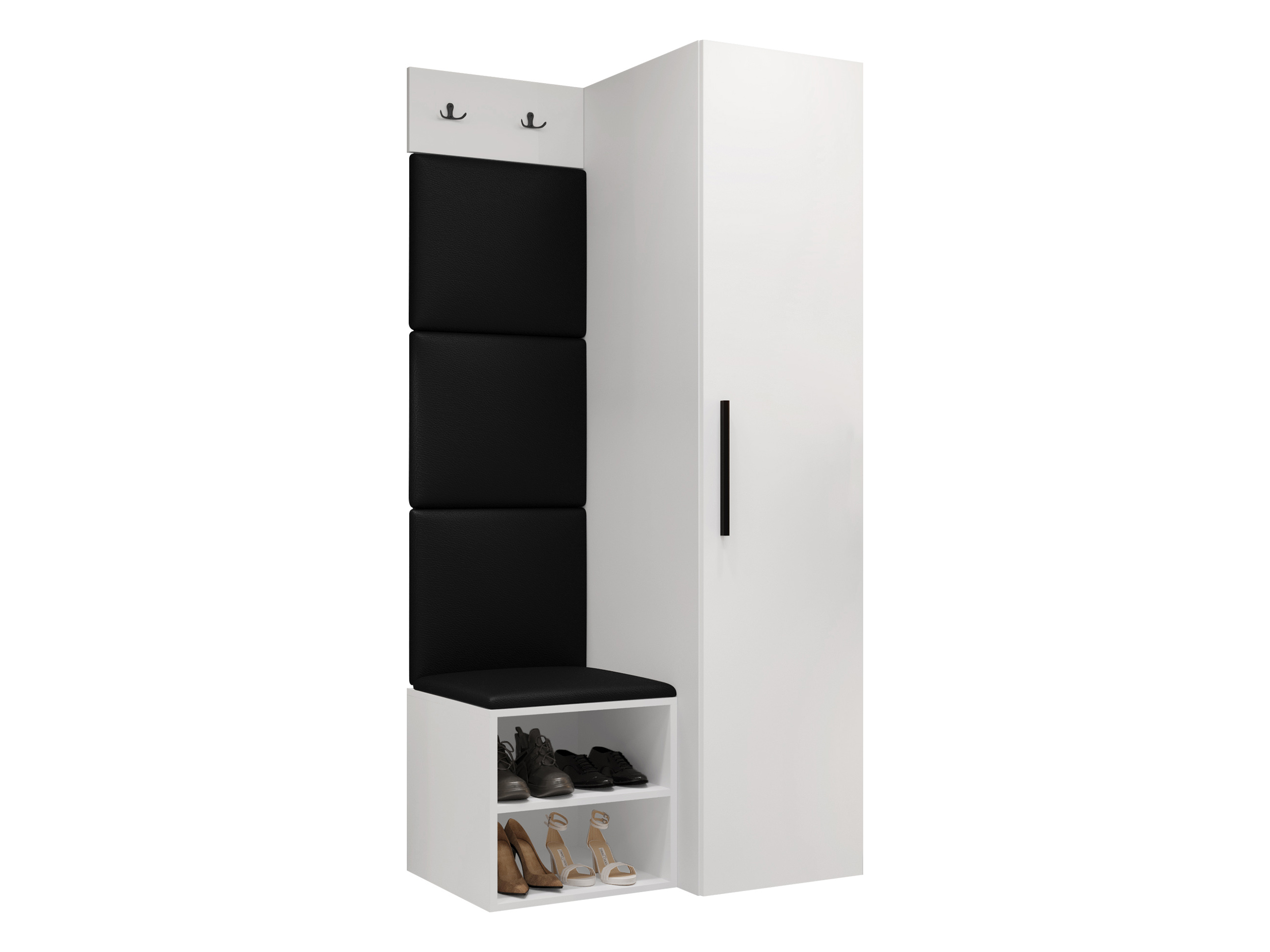 Meuble d'entrée Nitos III (Blanc)