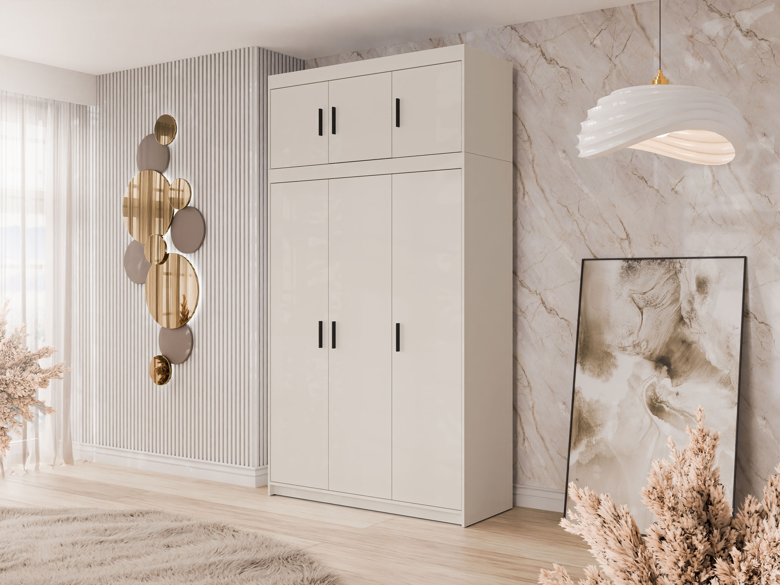 Armoire Novduni 104 (Beige)
