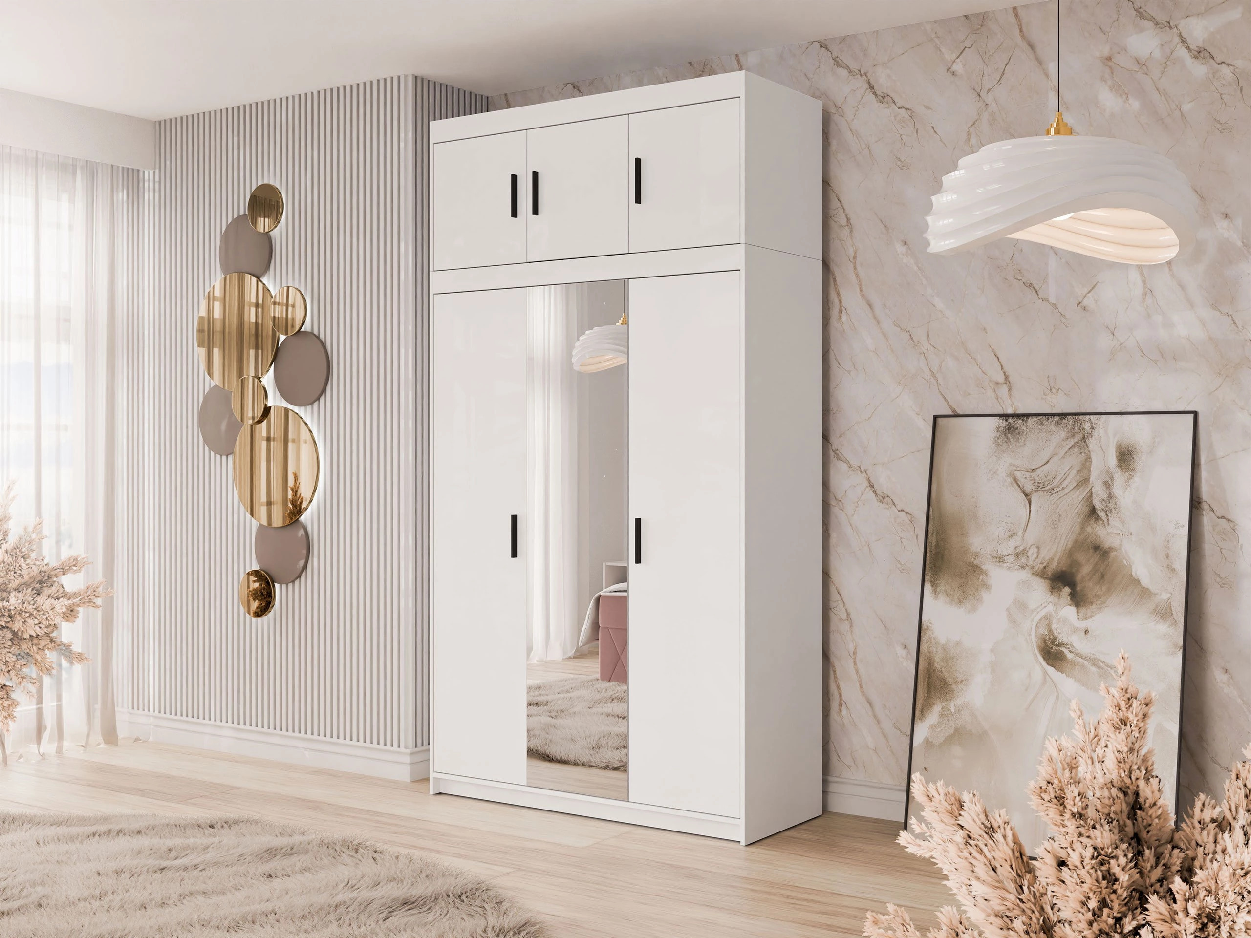 Armoire Novduni 105 (Blanc)