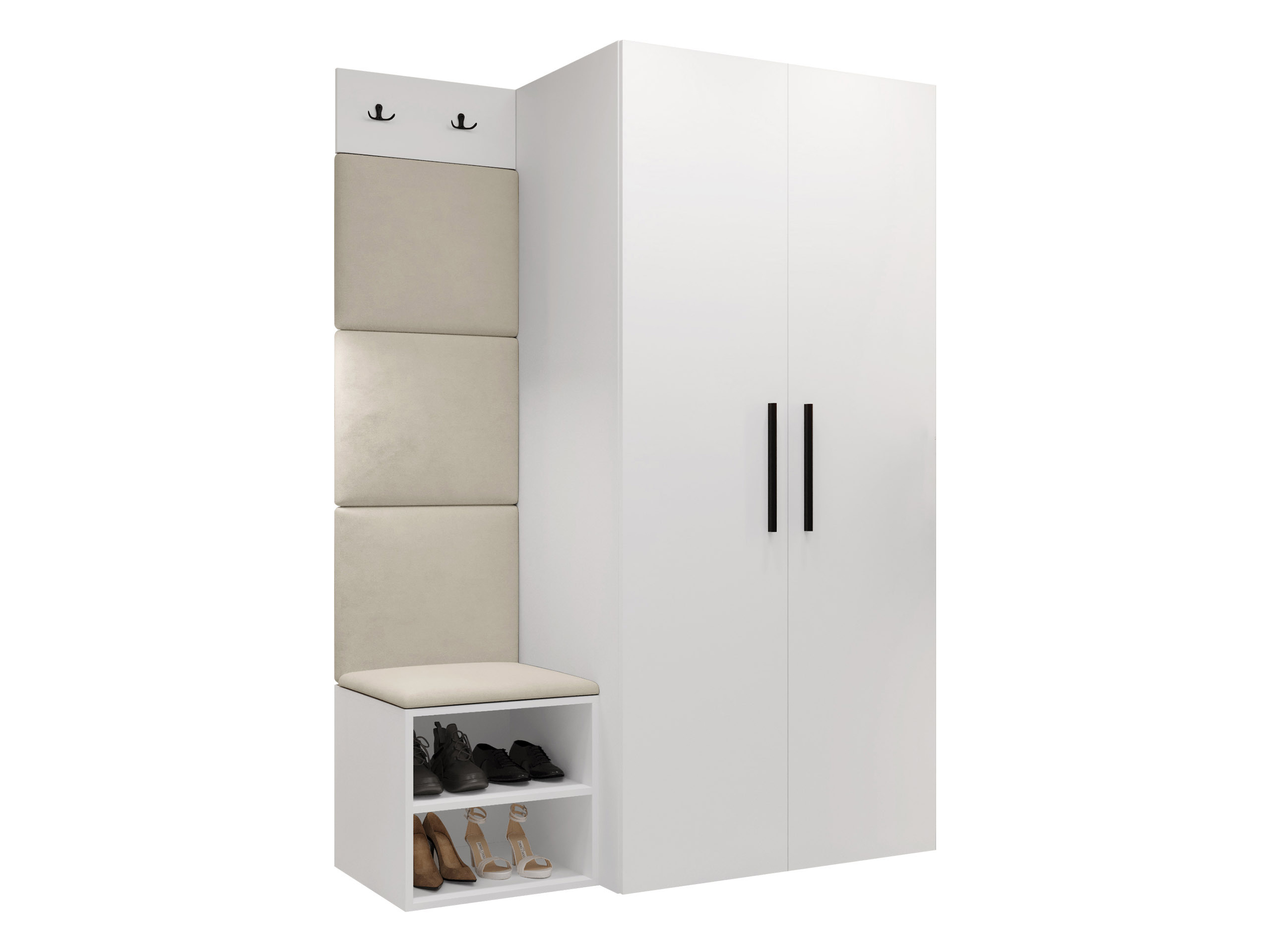 Meuble d'entrée Hartford 523 (Blanc)