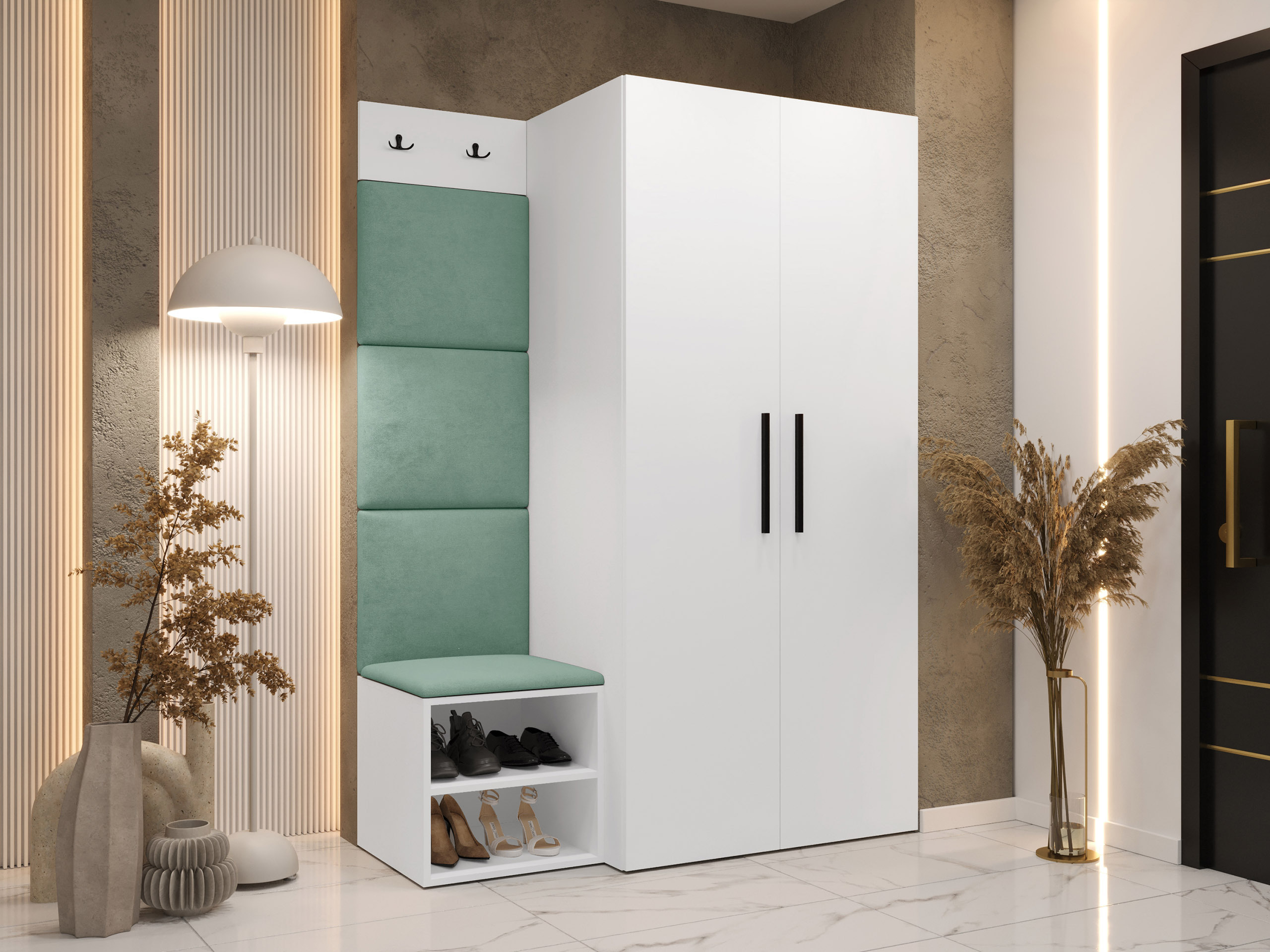 Meuble d'entrée Hartford 523 (Blanc)