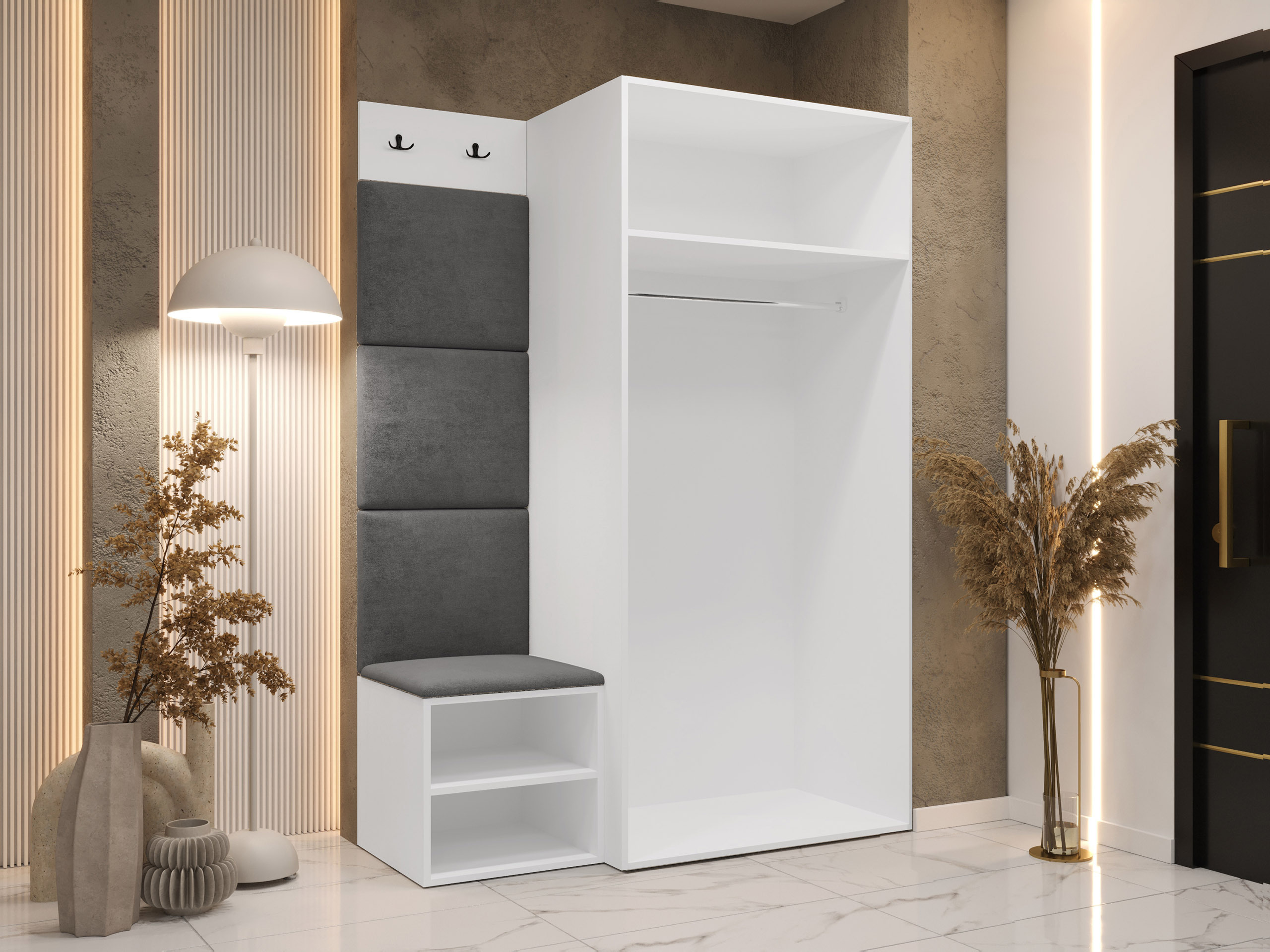 Meuble d'entrée Hartford 523 (Blanc)