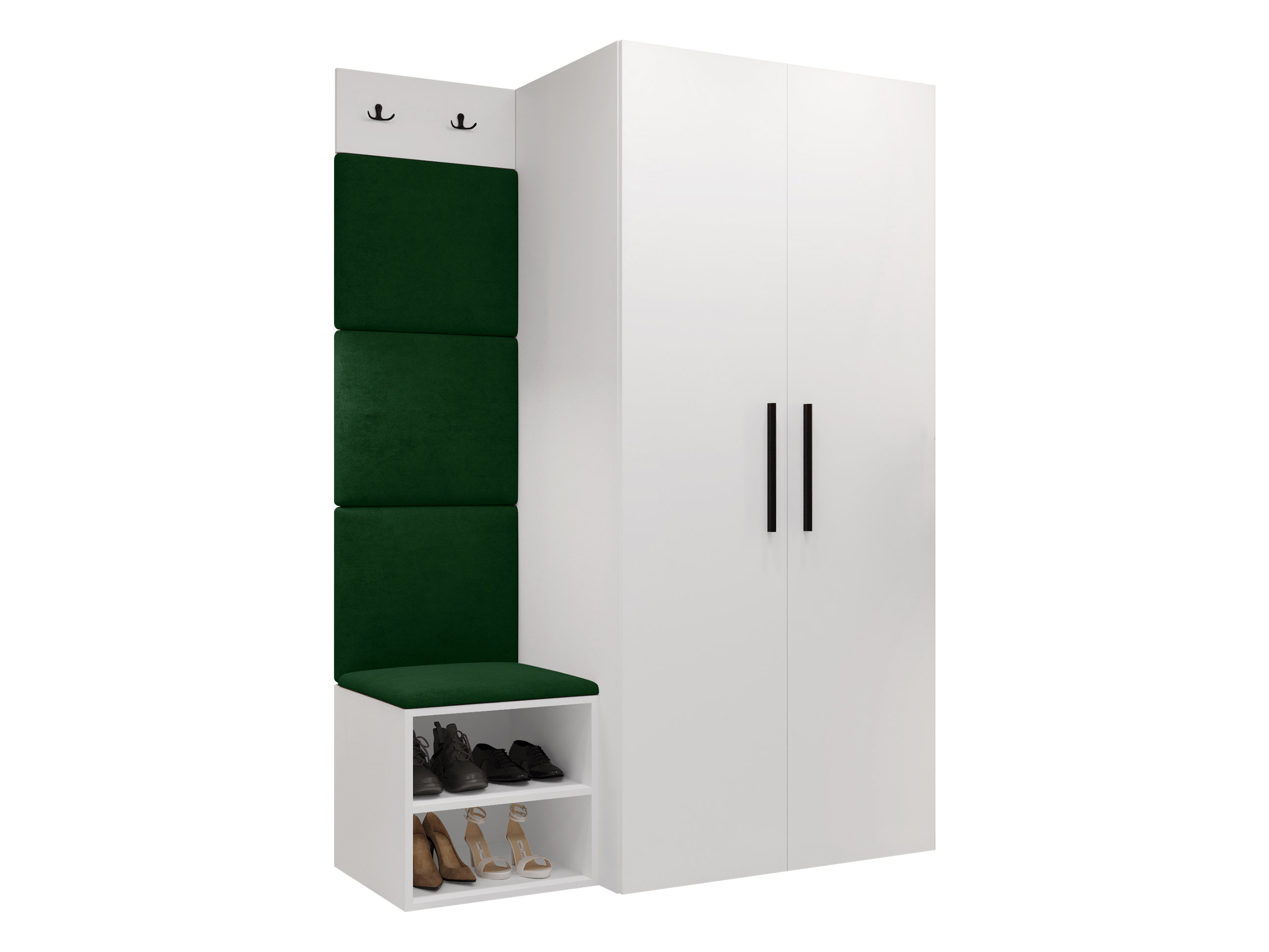 Meuble d'entrée Nitos IV (Blanc)