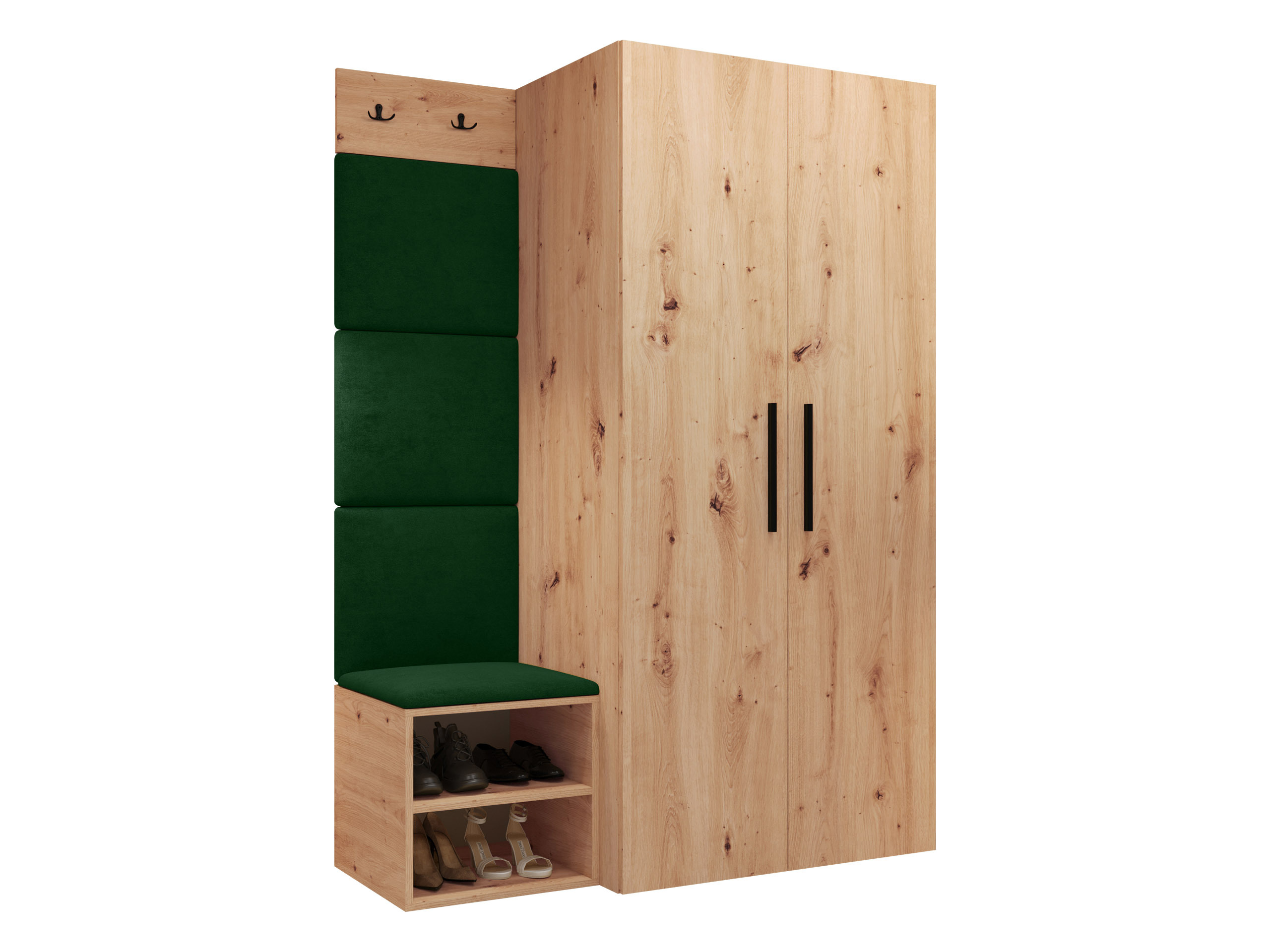 Meuble d'entrée Nitos IV (Chêne Artisan)