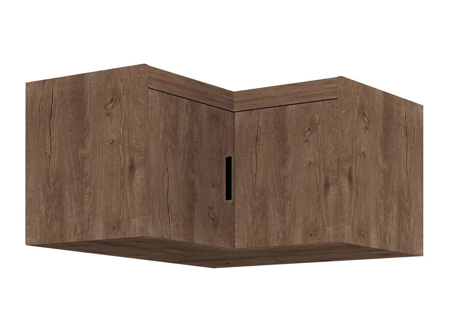 Armoire d'angle Novduni 118 (Chêne de Lefkas)