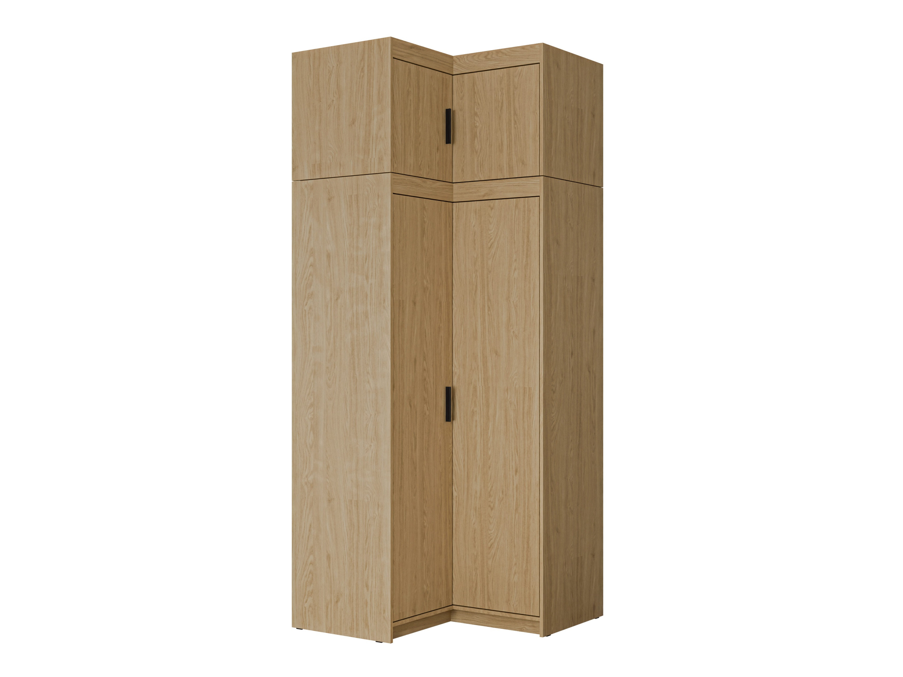 Armoire d'angle Novduni 121 (Chêne)