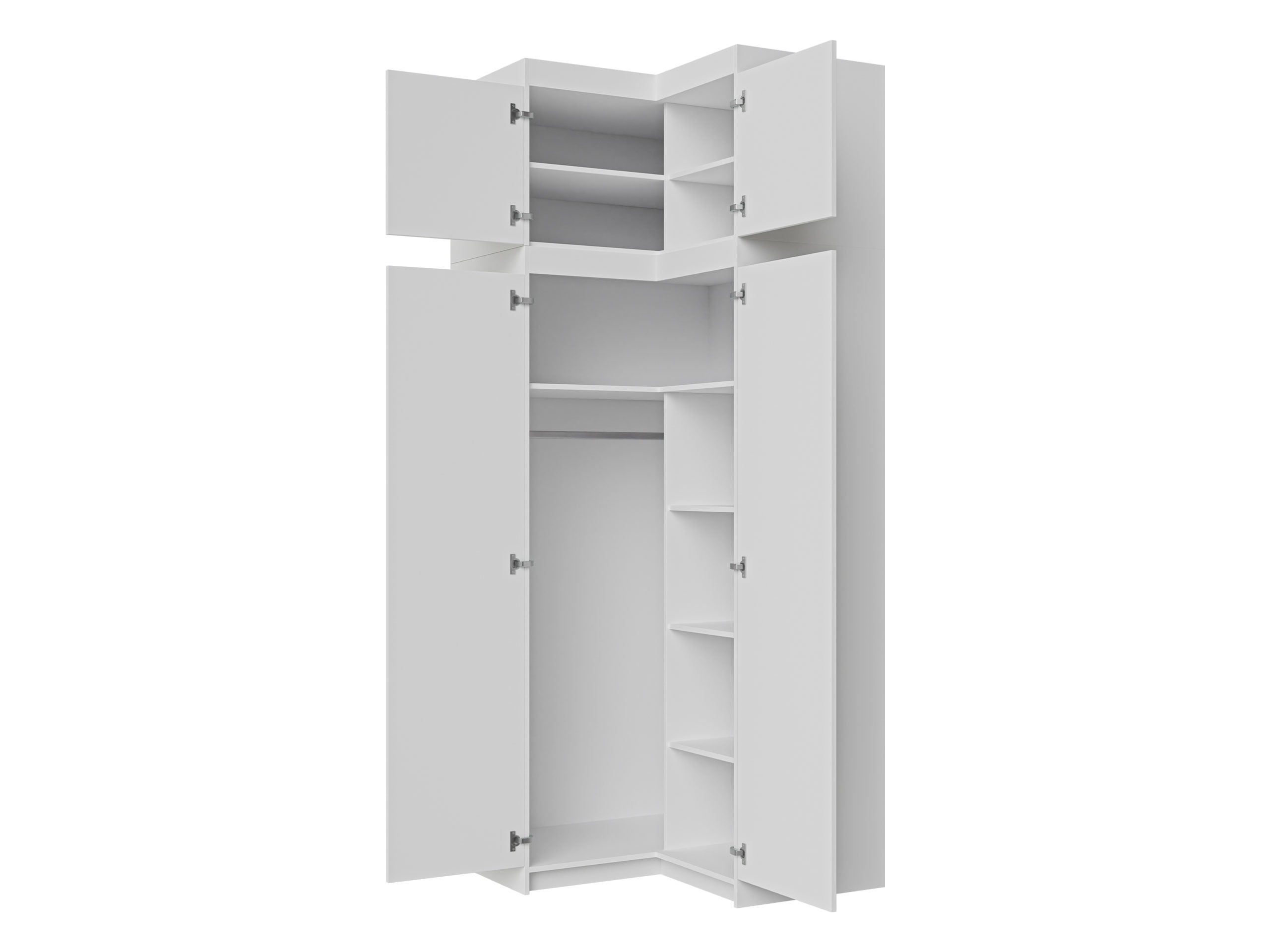 Armoire d'angle Novduni 121 (Chêne)