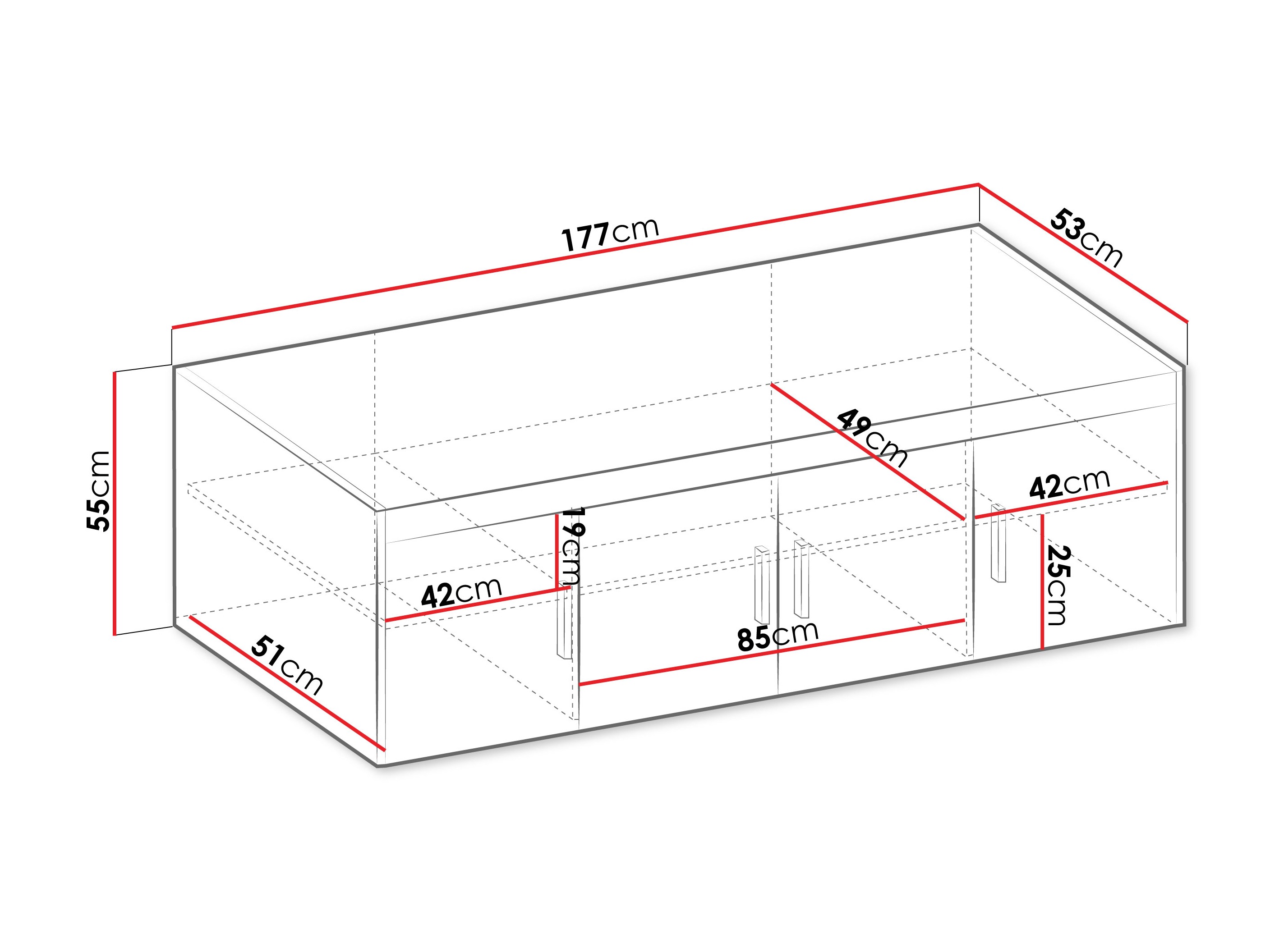 Buffet Novduni 123 (Sonoma chêne)