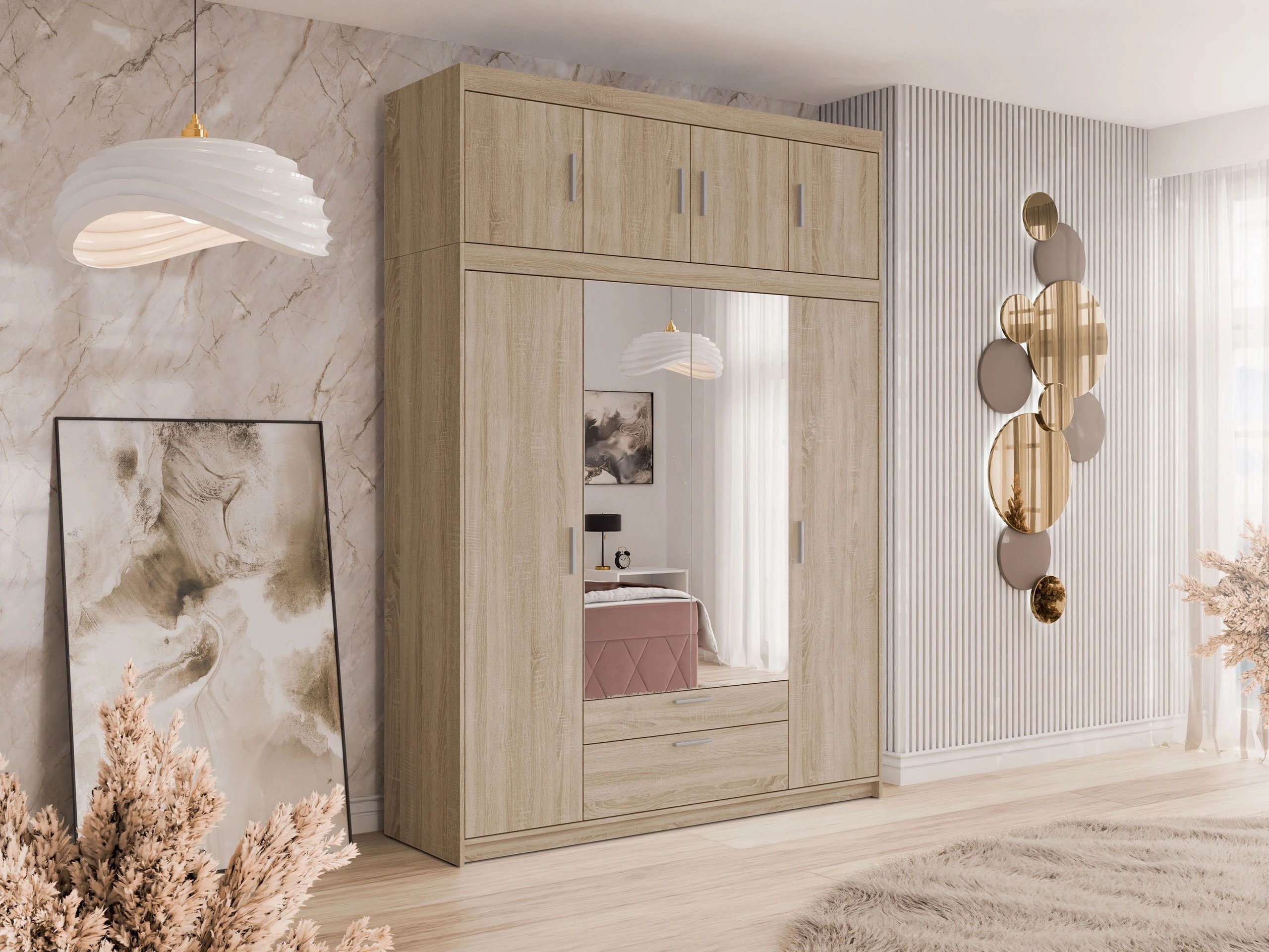 Armoire Novduni 109 (Sonoma chêne)