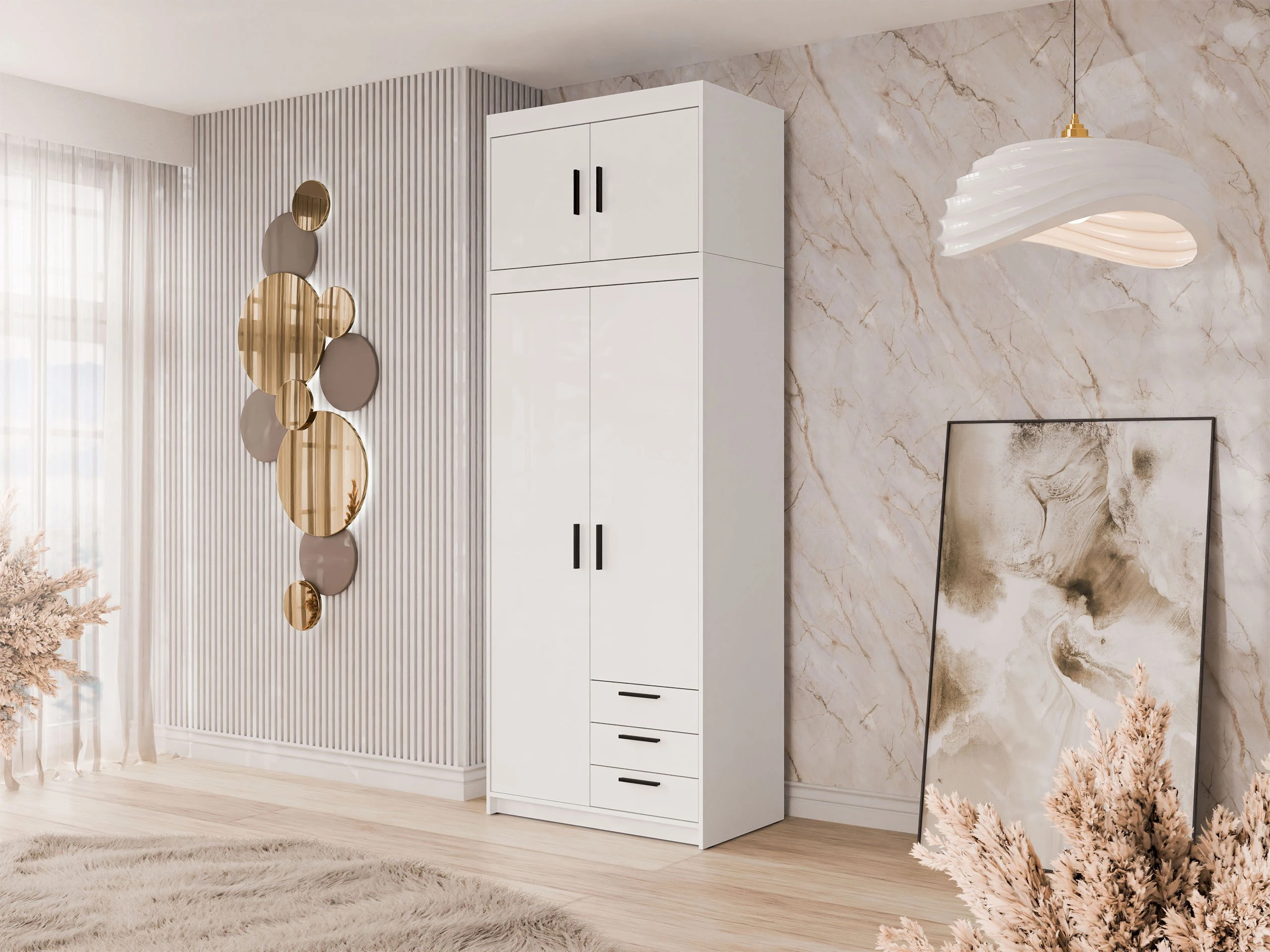 Armoire Novduni 113 (Blanc)