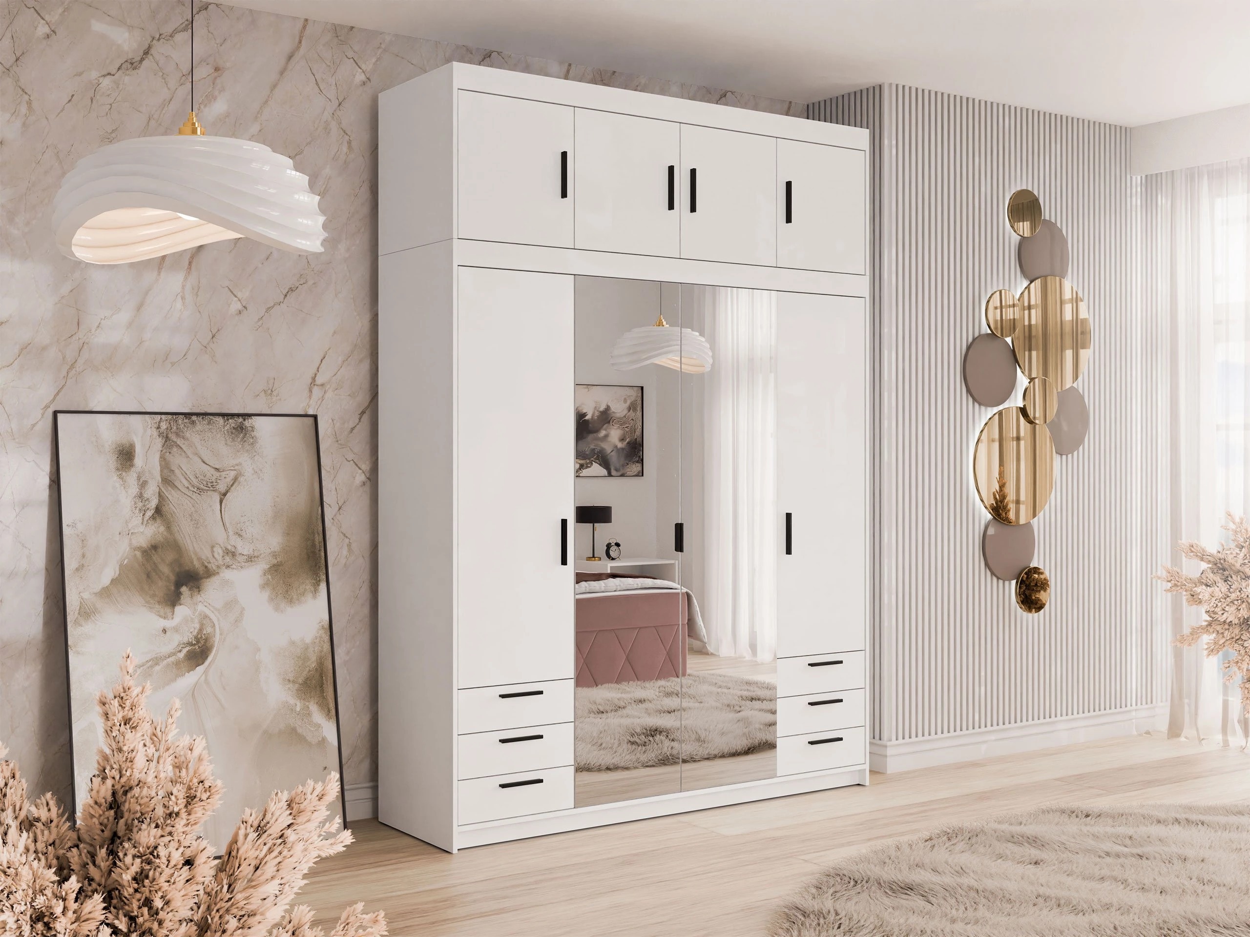 Armoire Novduni 120 (Blanc)