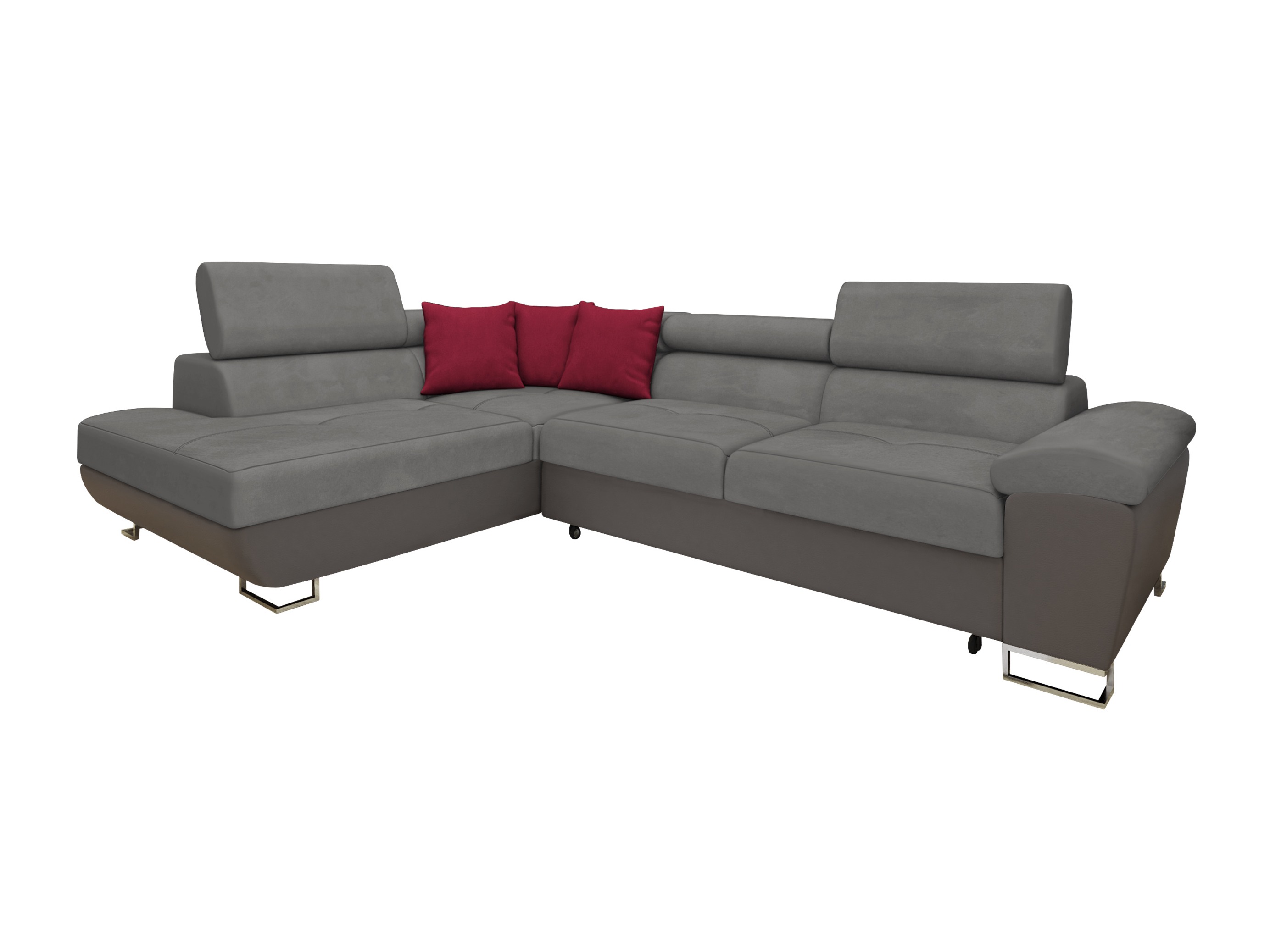 Canapé d'angle Comfivo Ruta II (Soft 029 + Uttario Velvet 2971 + Kronos 02)