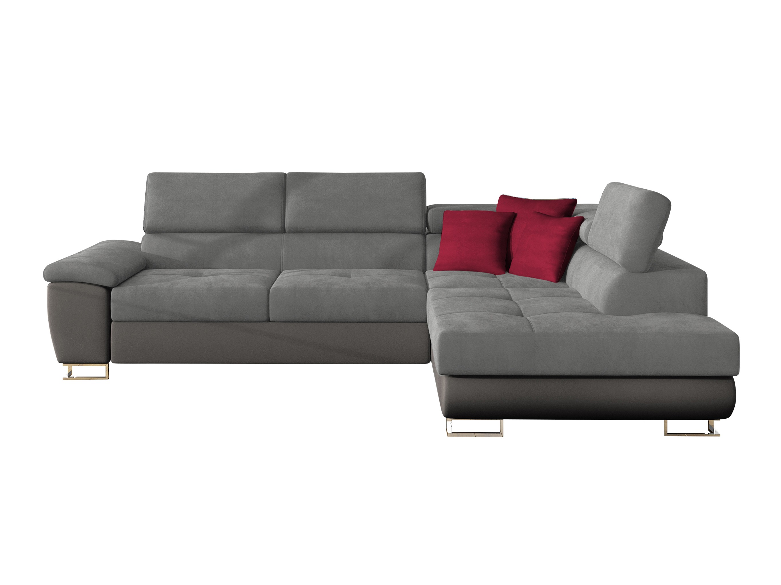 Canapé d'angle Comfivo Ruta II (Soft 029 + Uttario Velvet 2971 + Kronos 02)