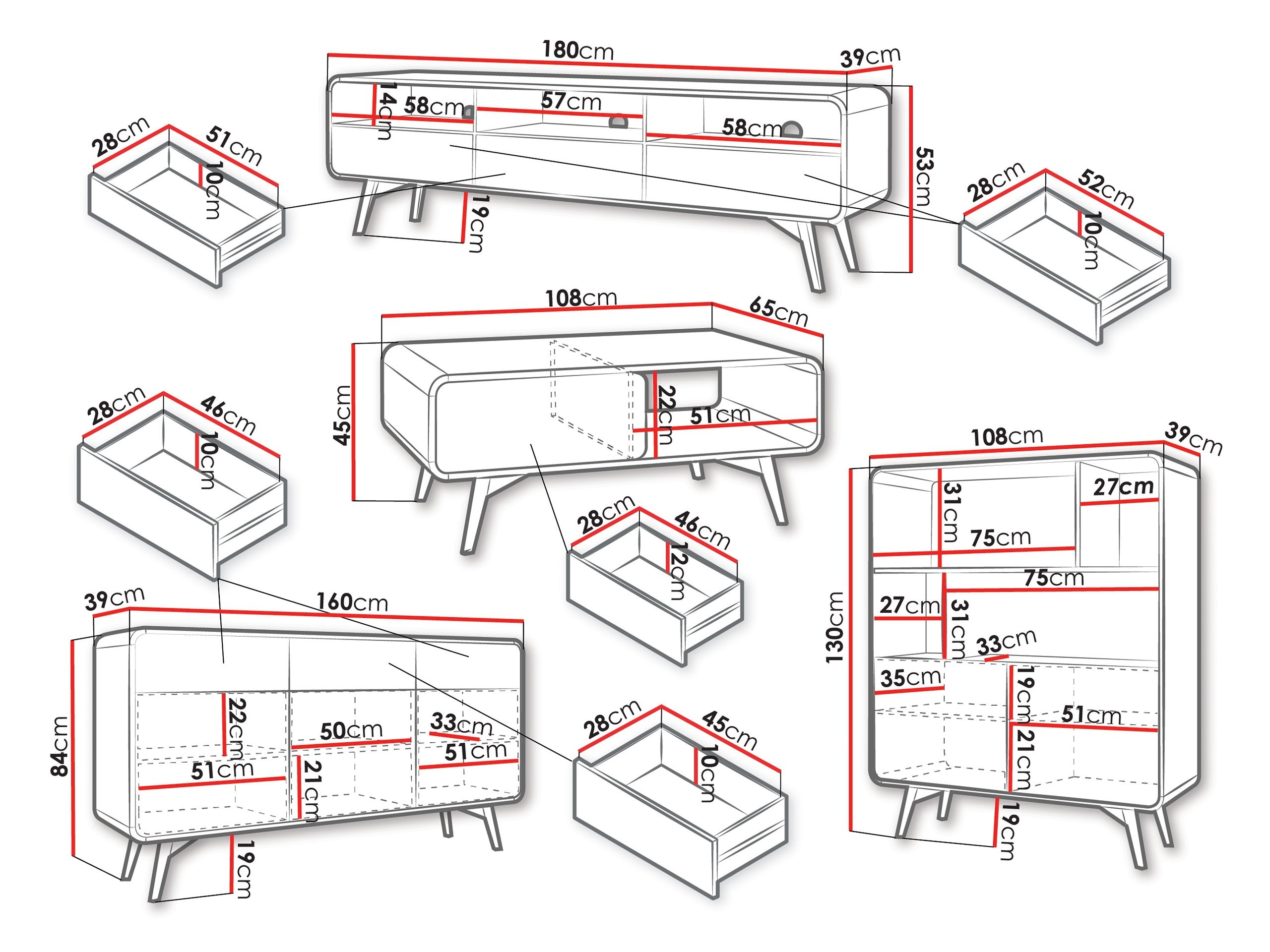 Ensemble de salon Focos I