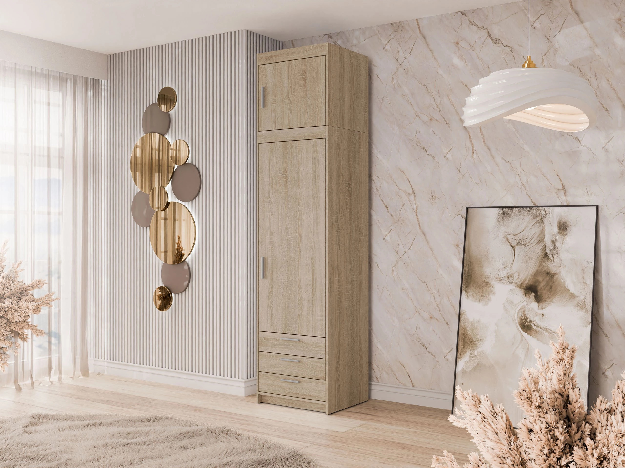 Étagère Novduni 111 (Sonoma chêne)