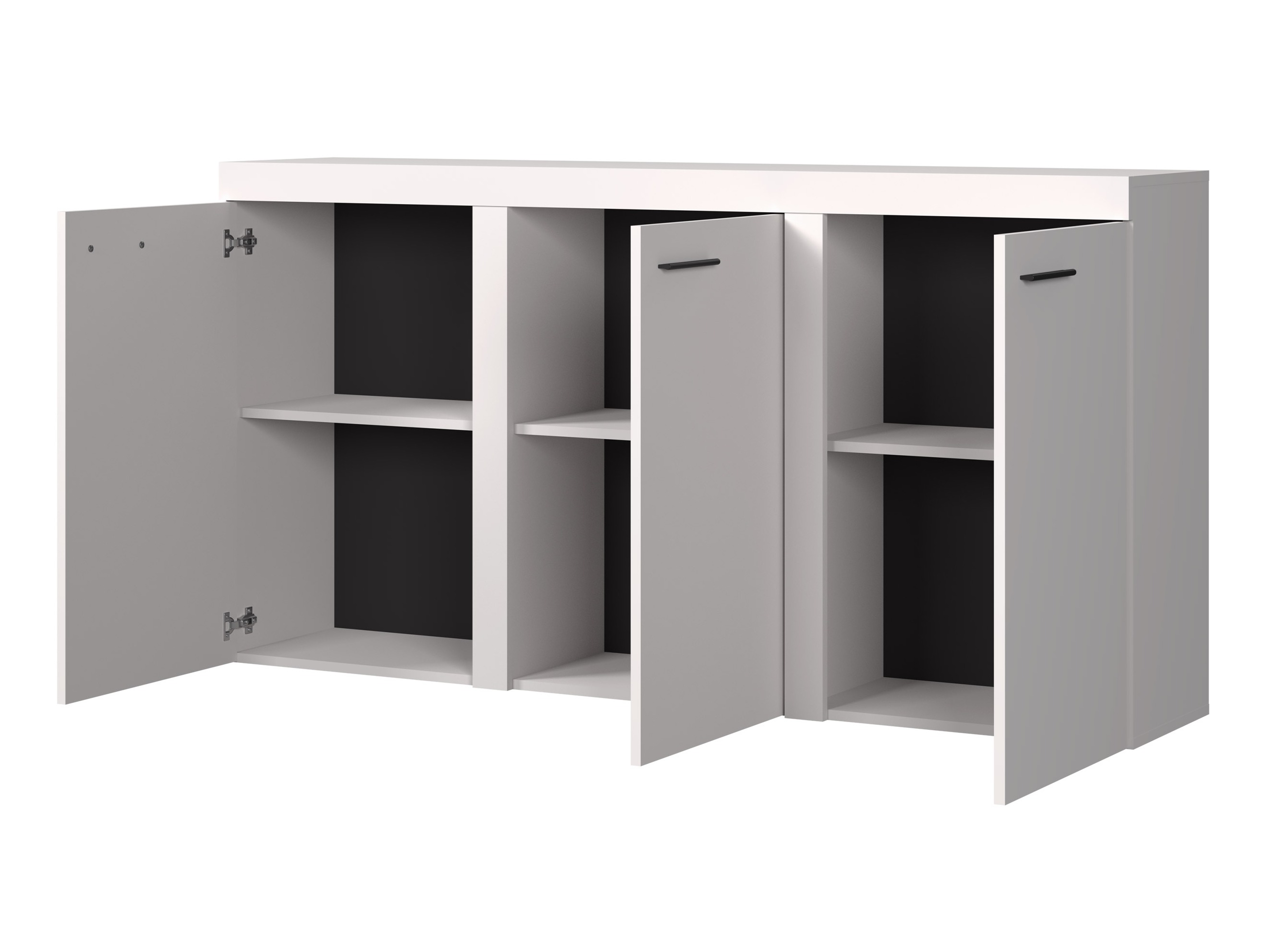 Buffet Univio I (Blanc + Béton)