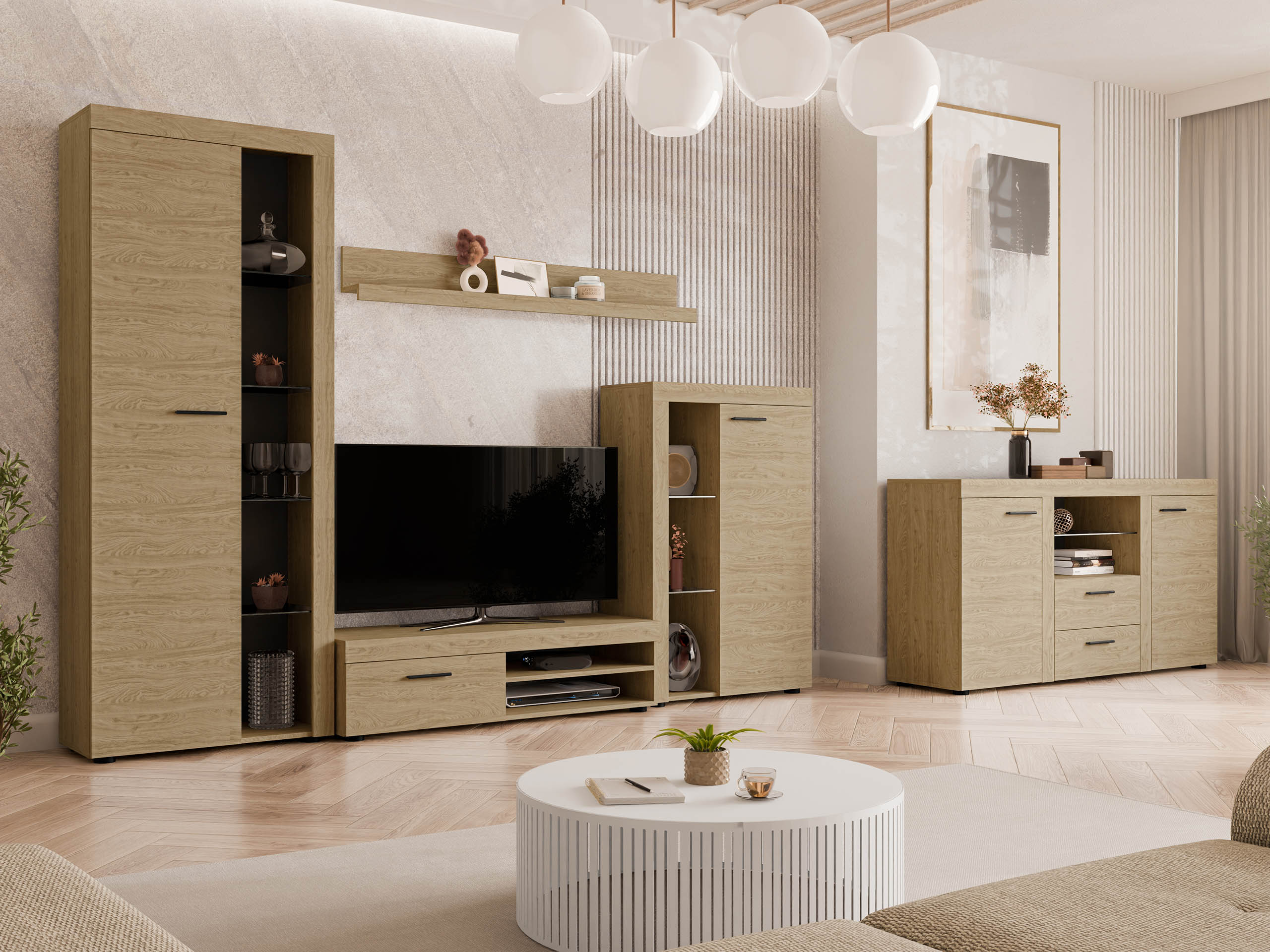 Ensemble de salon Tucson 106 (Chêne)