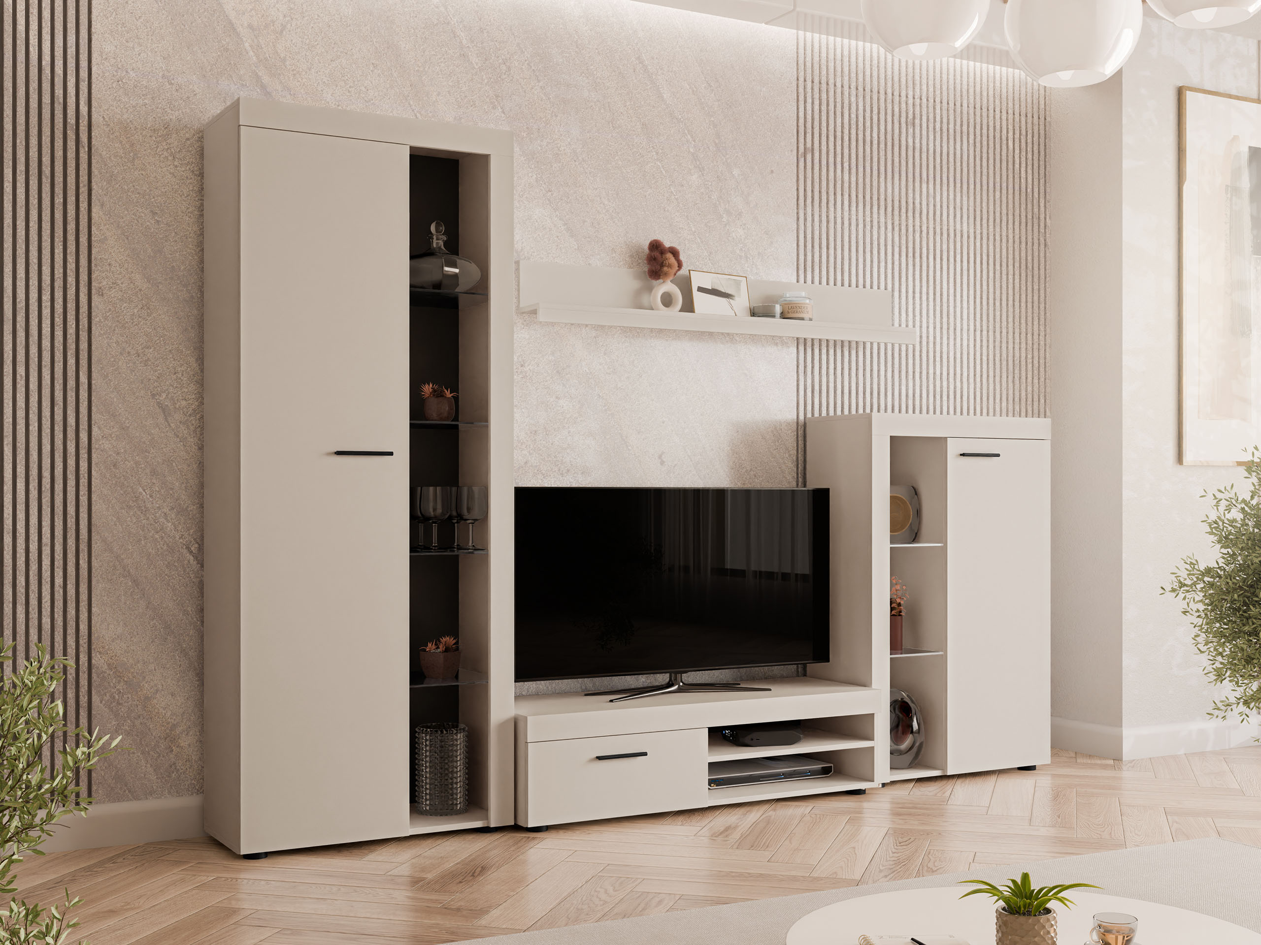 Ensemble de salon Univio (Beige)